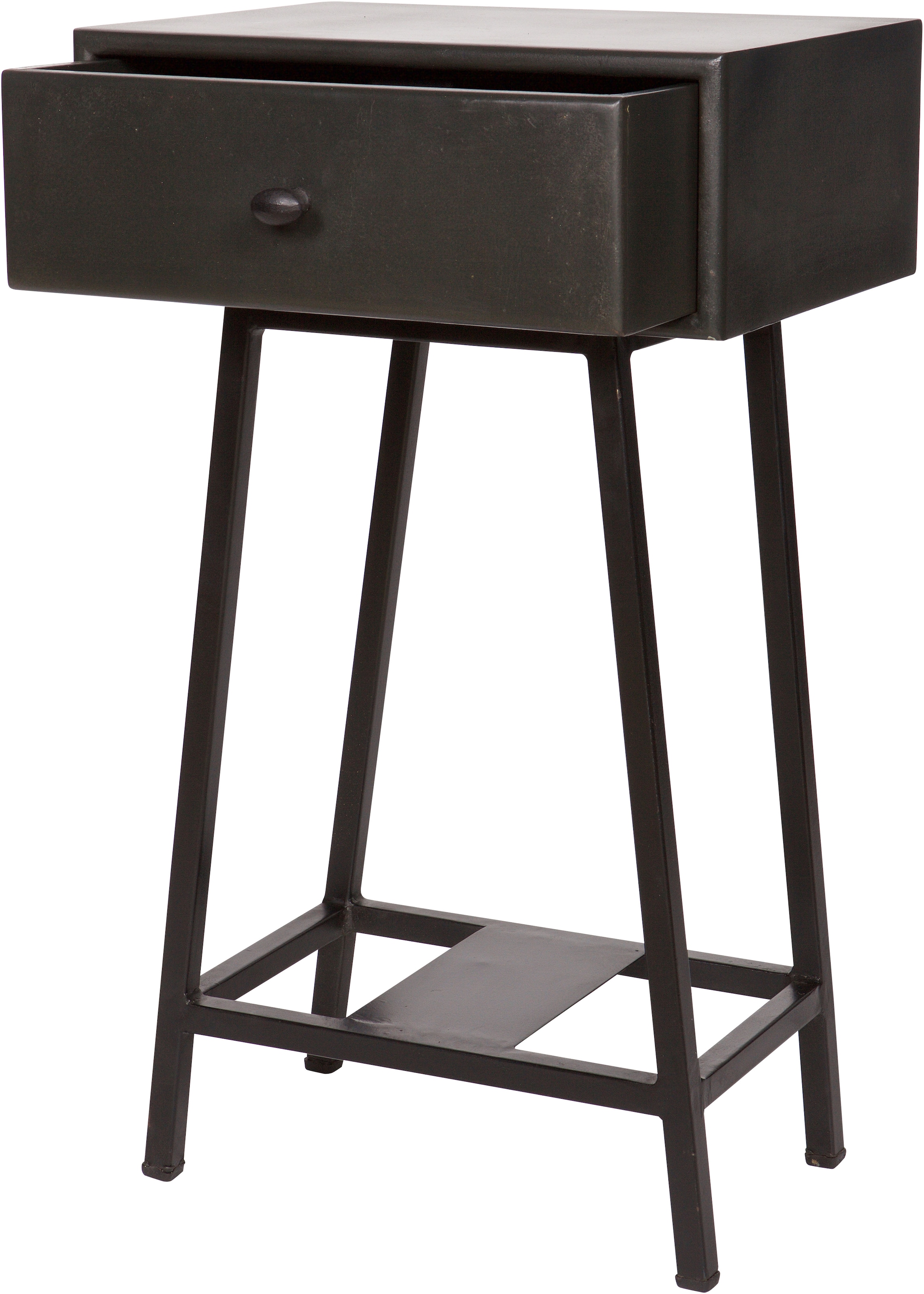 WOOOD Beistelltisch »Skybox aus Mangoholz mit Schublade, farbig lackiert, 40x30x70 cm« Schublade Innenmaß 34x24x9,5 cm, Holz farbig behandelt