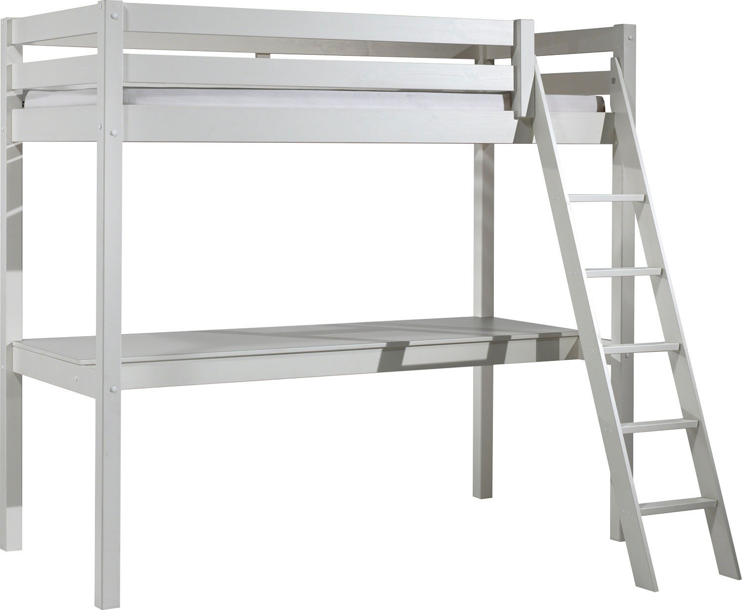 Vipack Hochbett »Pino«, (Made in Europe), mit Schreibplatte