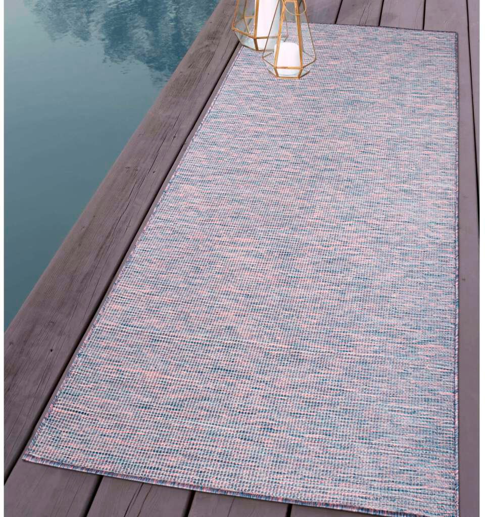 Carpet City Läufer »Palm«, rechteckig, Wetterfest & UV-beständig, für  Balkon, Terrasse, Küche, flach gewebt bei OTTO