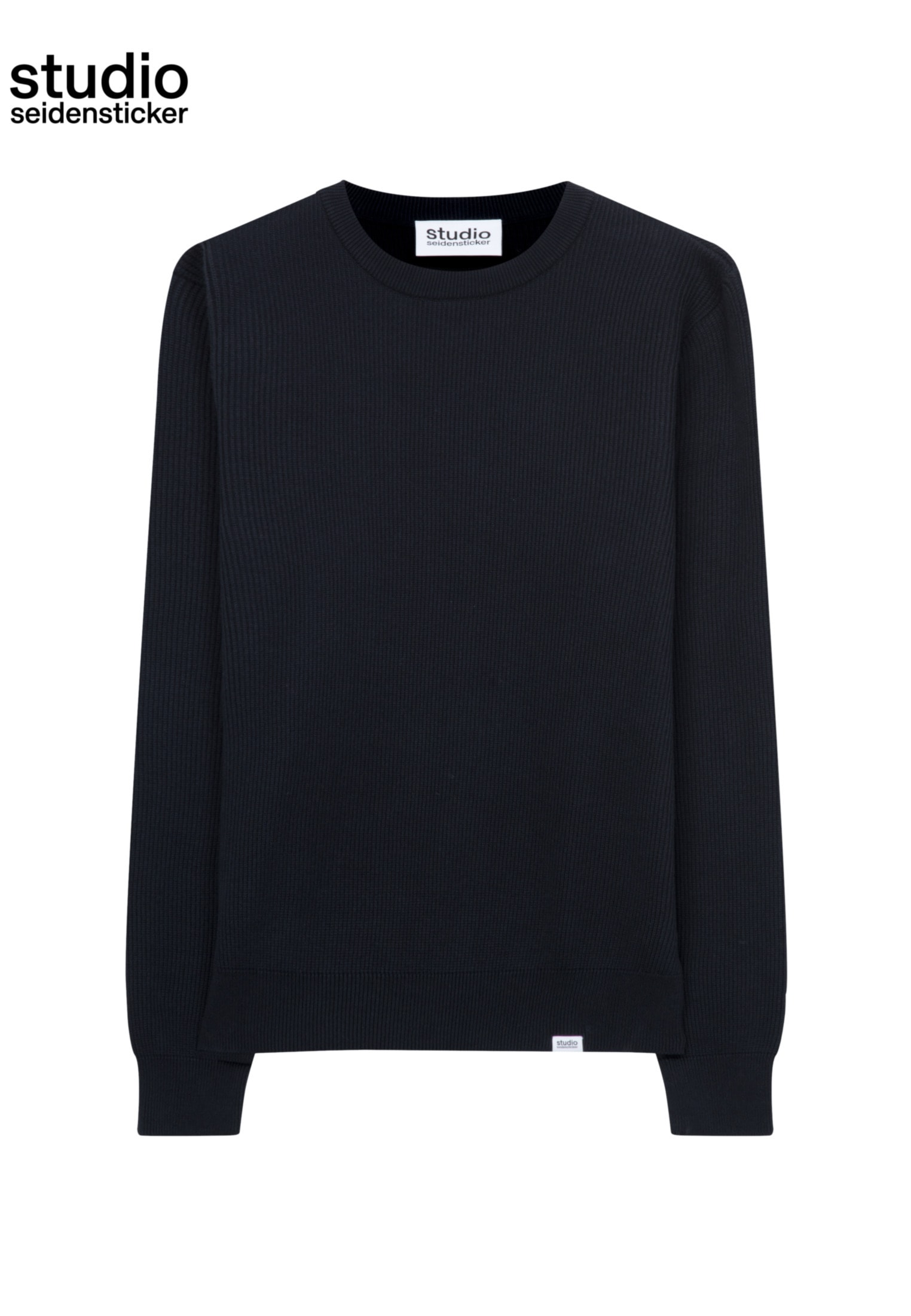 studio seidensticker Strickpullover »Studio«, Langarm Rundhals Uni