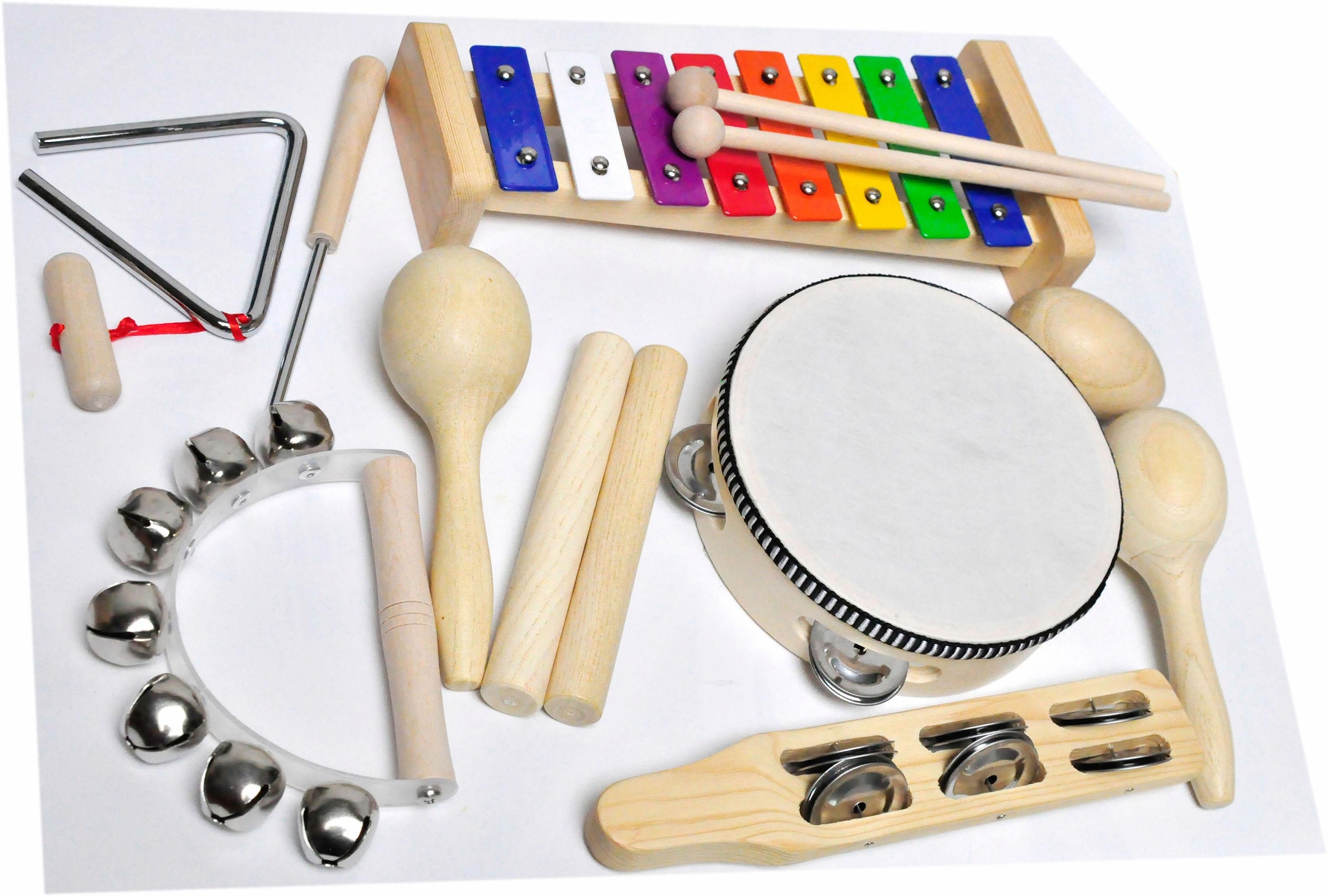 Trommel »9 teiliges Kinder Percussion Set mit CD«