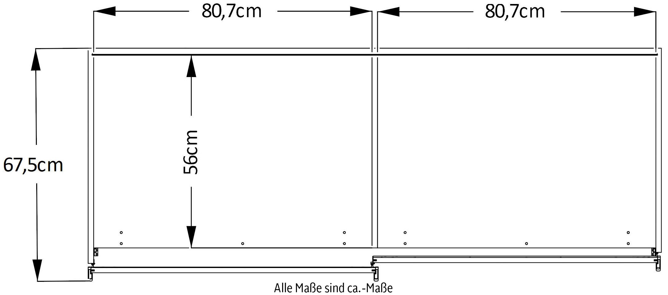 STAUD Schwebetürenschrank »Sonate Como, Made in Germany« Mit vier verschiedenen Ausstattungsvarianten