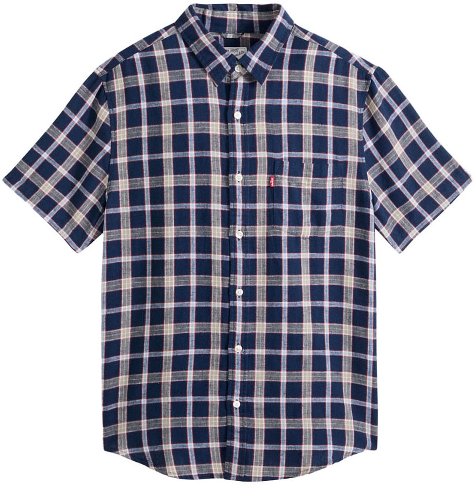 Levi's® Kurzarmhemd »SUNSET 1 PKT STANDRD« Leinenstruktur