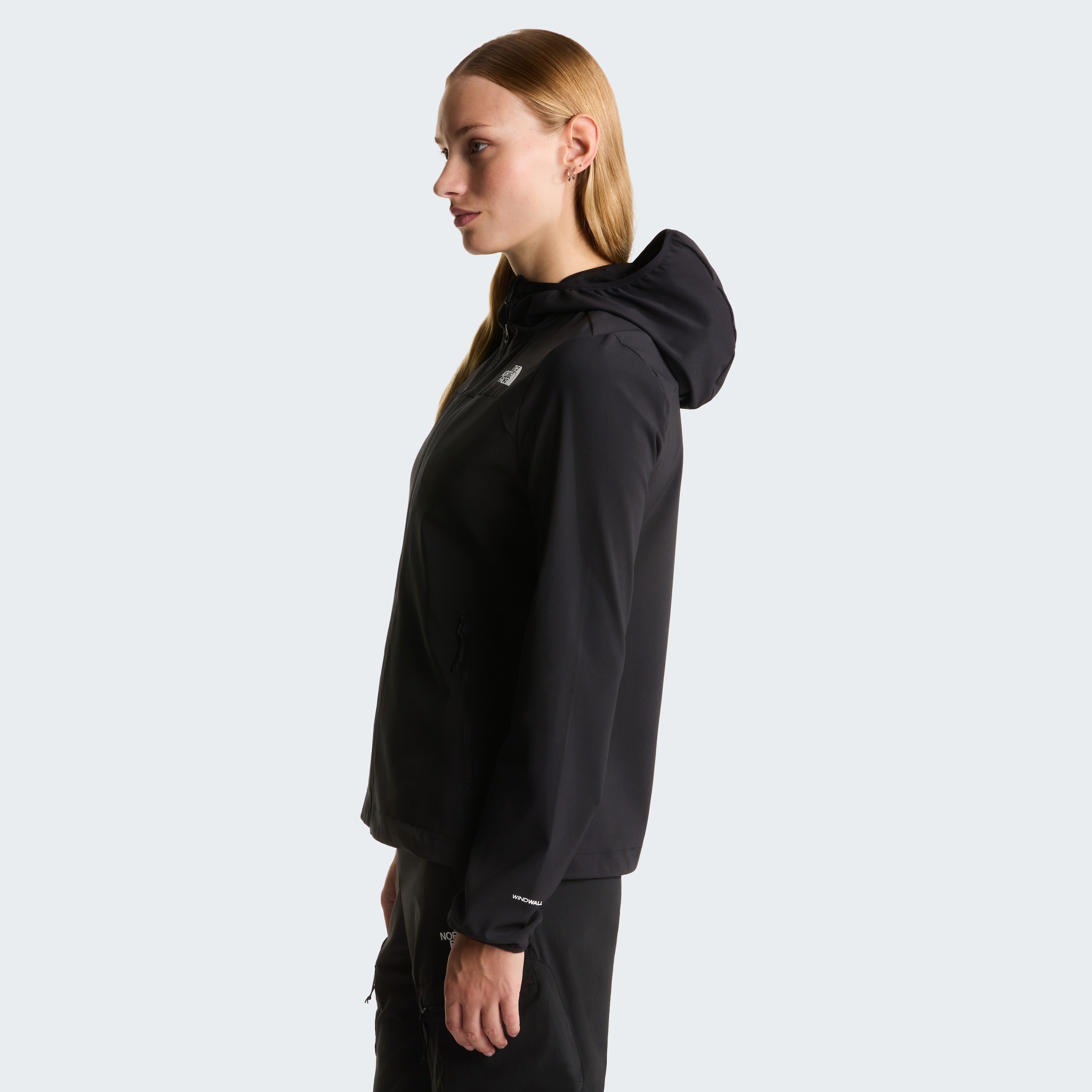 The North Face Softshelljacke »W NIMBLE HOODIE 2« sportlicher Stil, aus hochelastischem Material, WindWall™-Gewebe