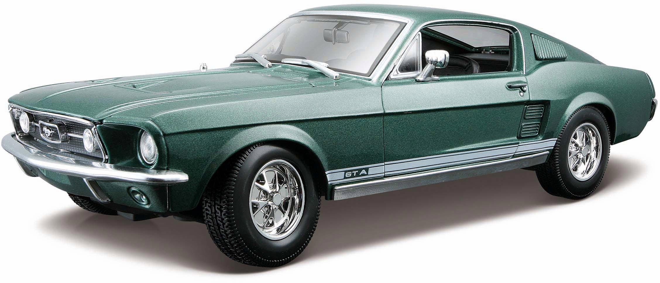 Maisto® Sammlerauto »Ford Mustang GTA Fliessheck67, 1:18, grün«, 1:18, aus Metallspritzguss