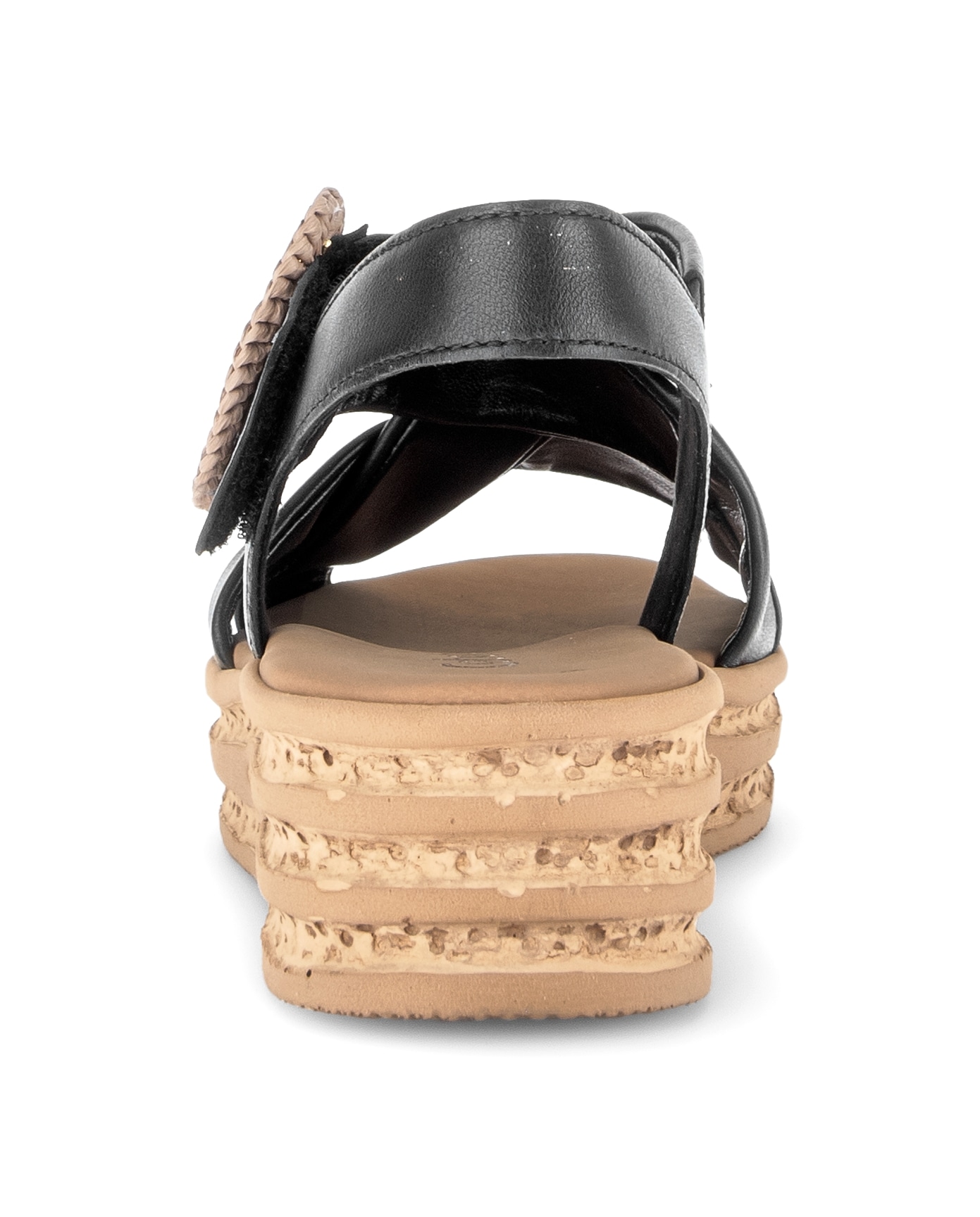 Gabor Keilsandalette  Plateau, Riemchensandale, Sommerschuh mit Zierschnalle