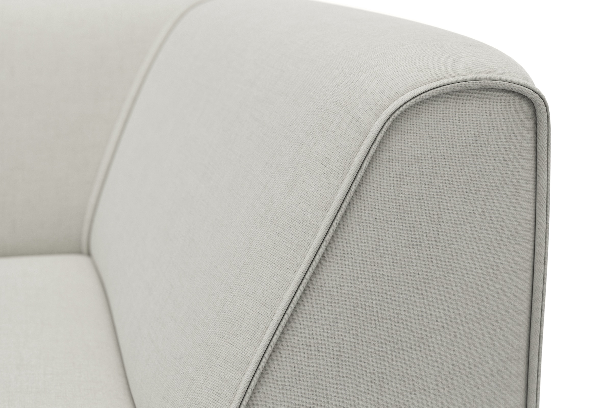 OTTO home Sofa-Eckelement »Merid, Sofaelement, Maße B/T/H: 97/97/46 cm« als Modul oder separat verwendbar, für individuelle Zusammenstellung