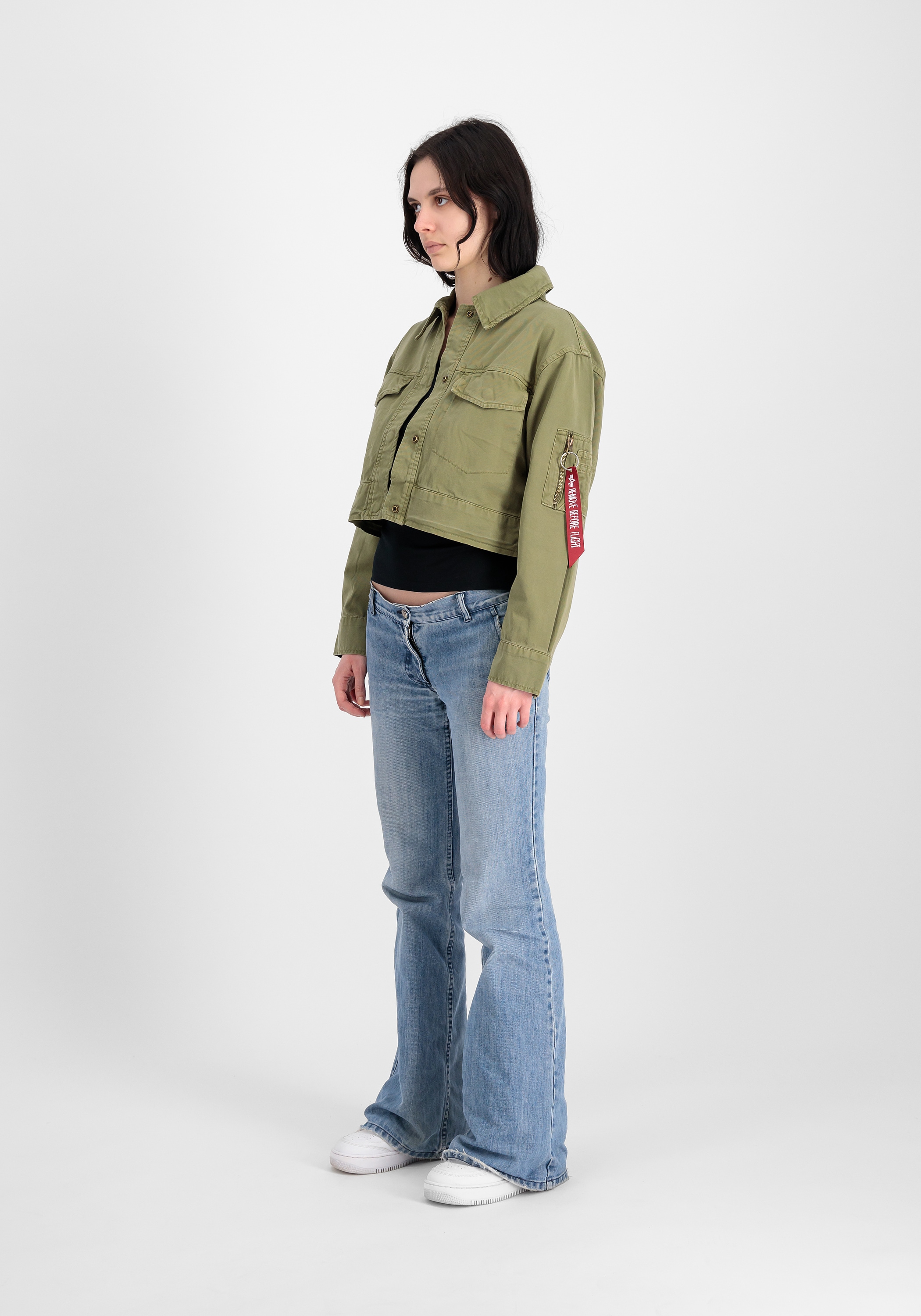 Alpha Industries Bomberjacke »Alpha Industries Women - Bomber Jackets Deck Jacket Cropped Wmn«