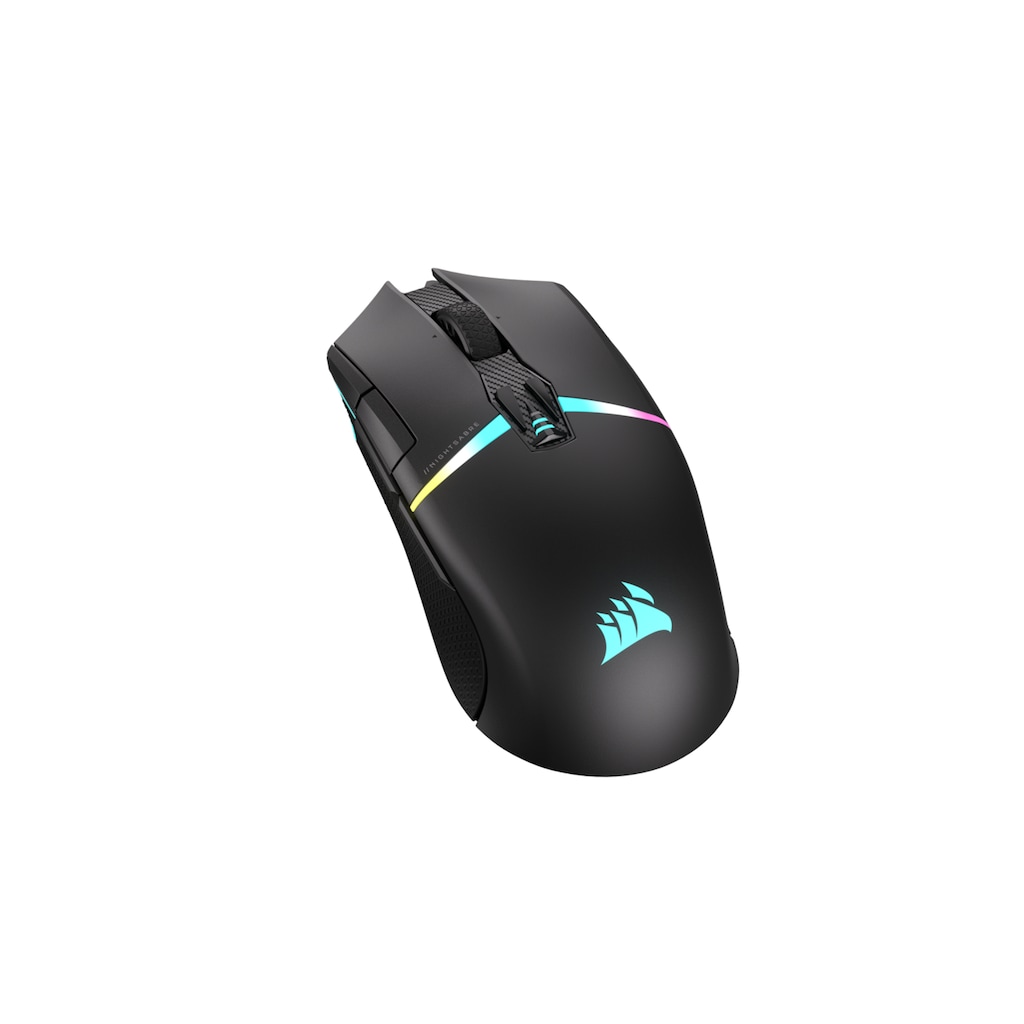 Corsair Gaming-Maus »NIGHTSABRE WIRELESS«, Bluetooth-Funk, RGB-Gaming-Maus