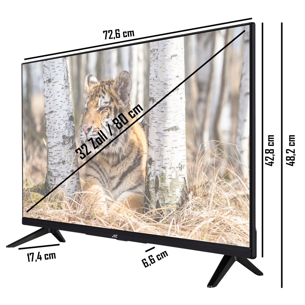 JVC LED-Fernseher »LT-32VHE5155«, 80 cm/32 Zoll, HD-ready, Smart-TV