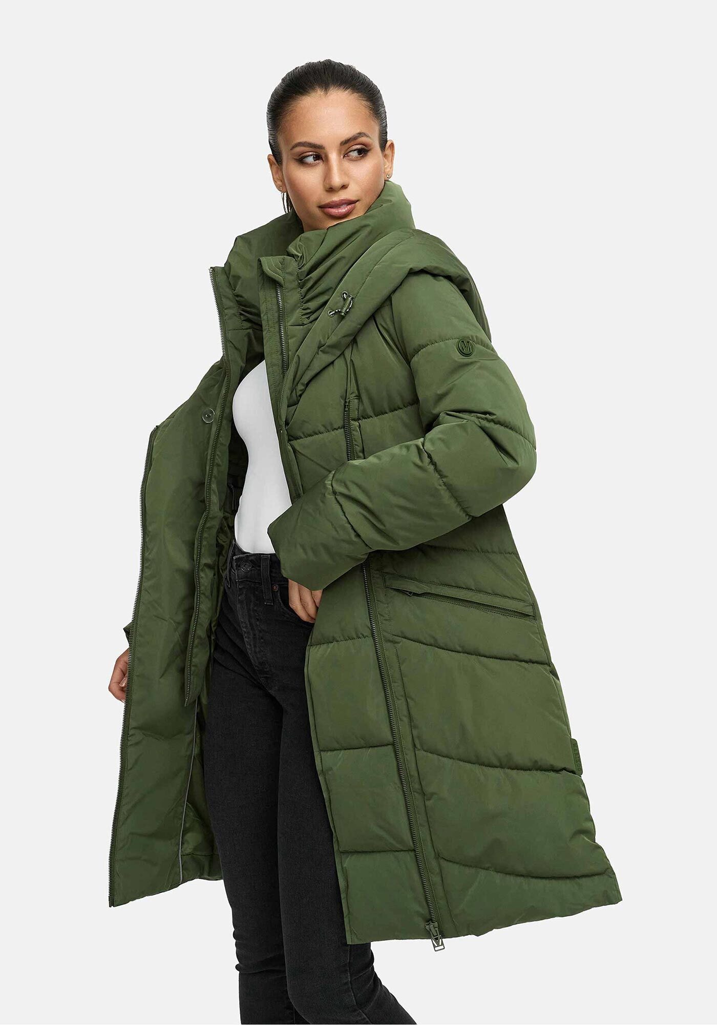 Marikoo Winterjacke »Marikoo Virenaa 16 Steppmantel N106«