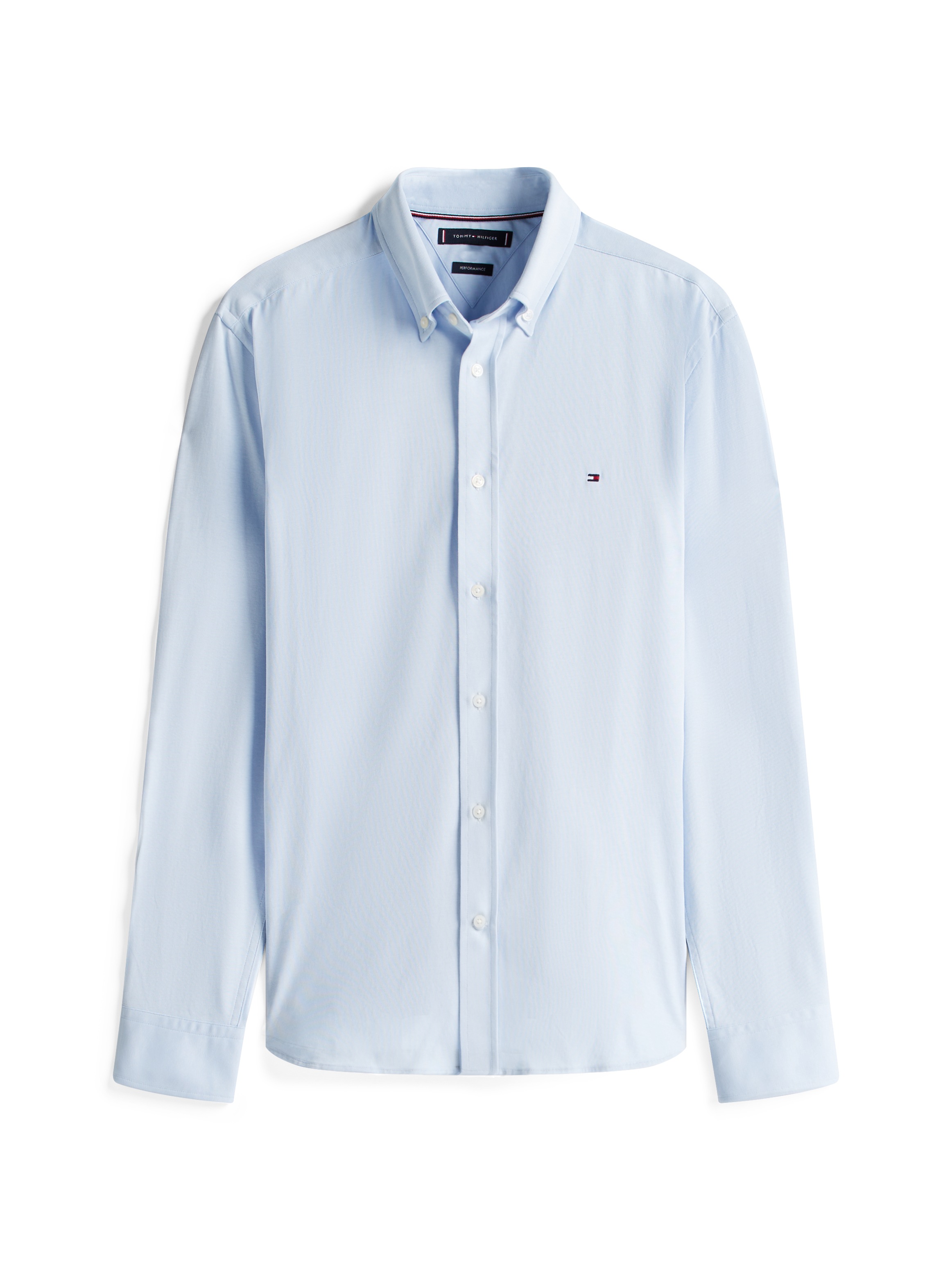 Tommy Hilfiger Langarmhemd »PERFORMANCE KNIT SOLID LS SHIRT«