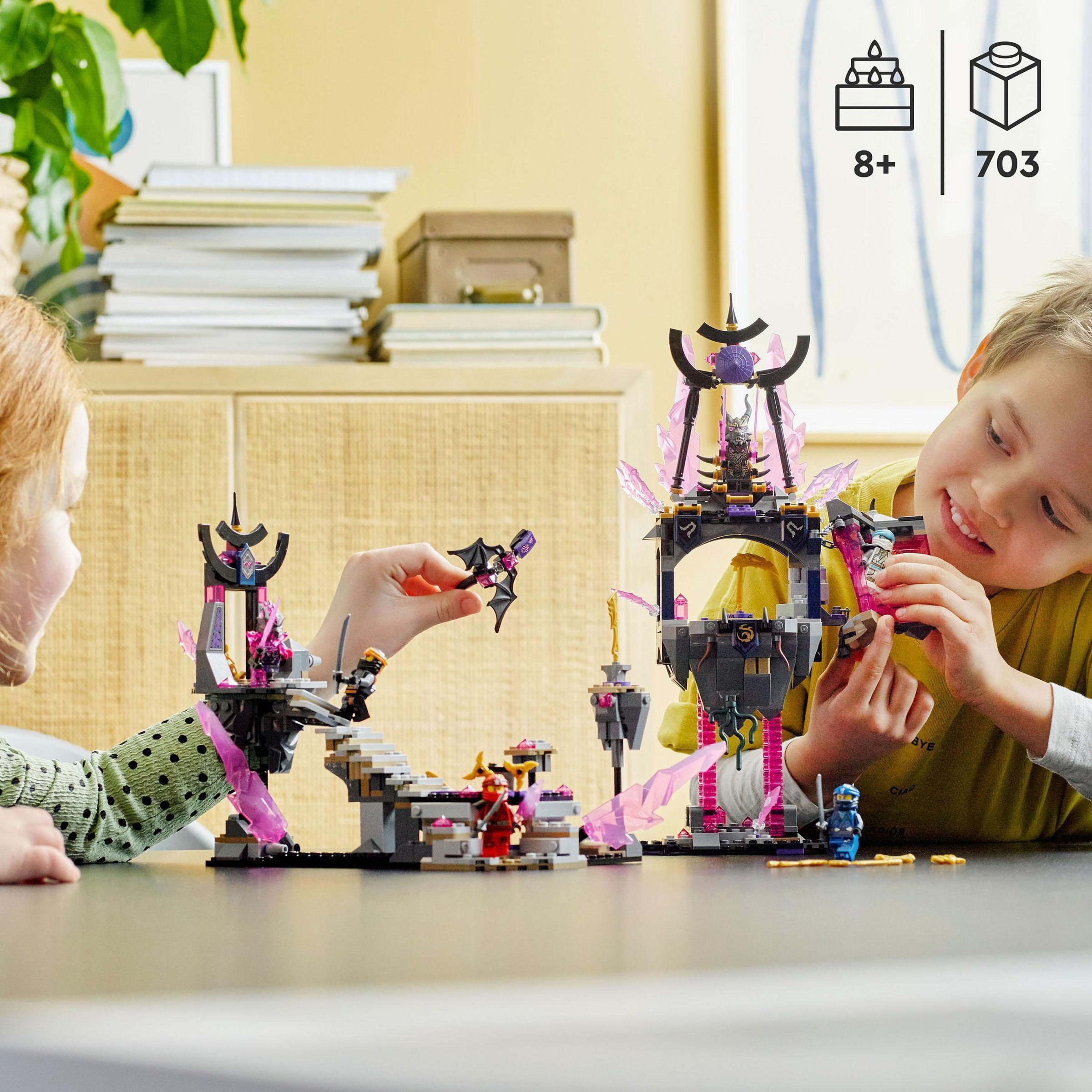 LEGO® Konstruktionsspielsteine »Der Tempel des Kristallkönigs (71771), LEGO® NINJAGO«, (703 St.), Made in Europe