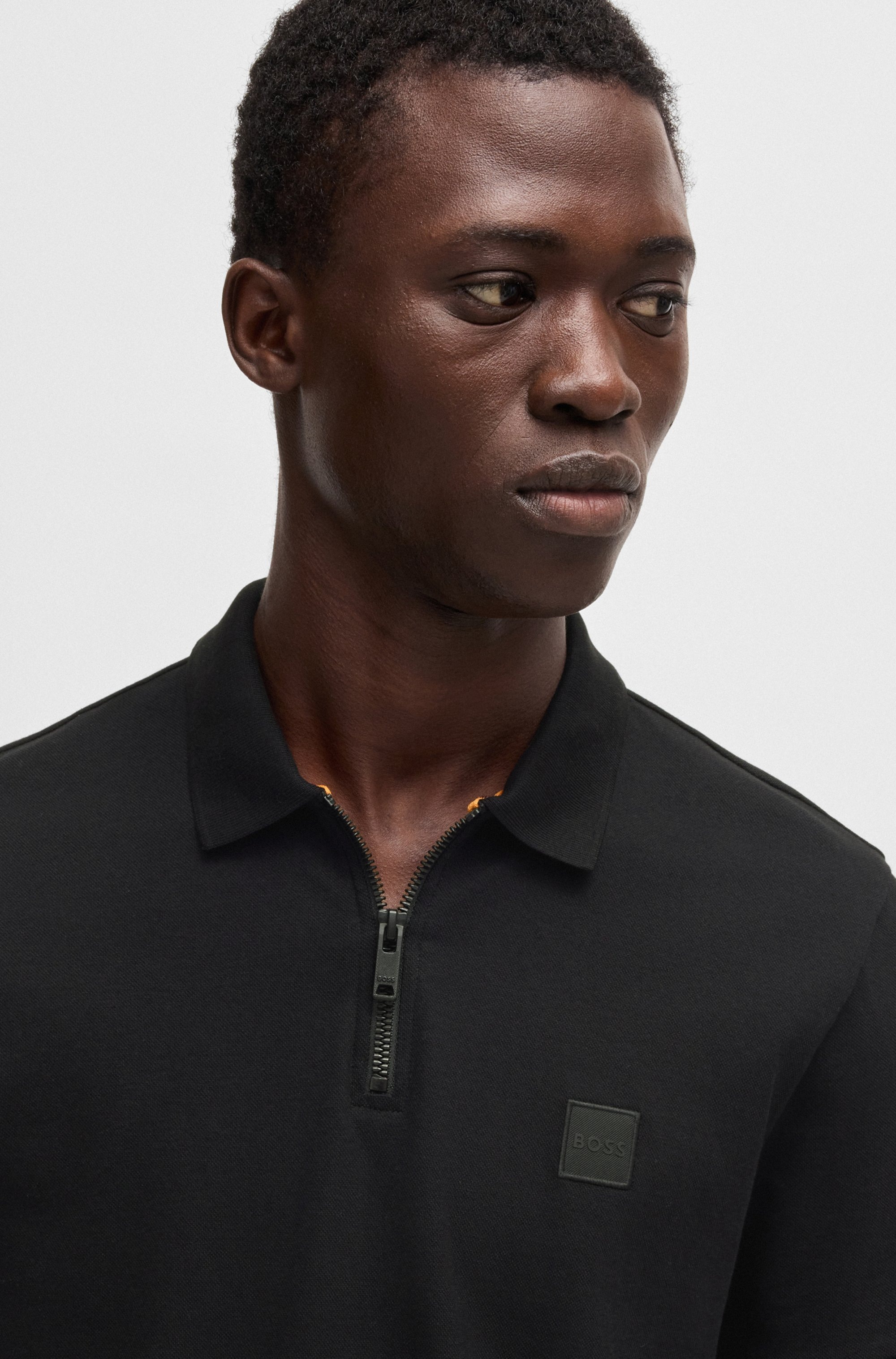 BOSS ORANGE Poloshirt »Passerzip 1025«, mit Polokragen