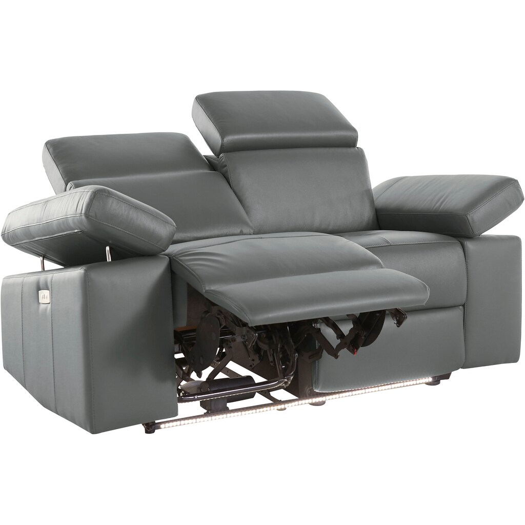 Places of Style 2-Sitzer »Kilado«, mit Relaxfunktion, verstellbarer Armlehne, Kopfteilverstellung