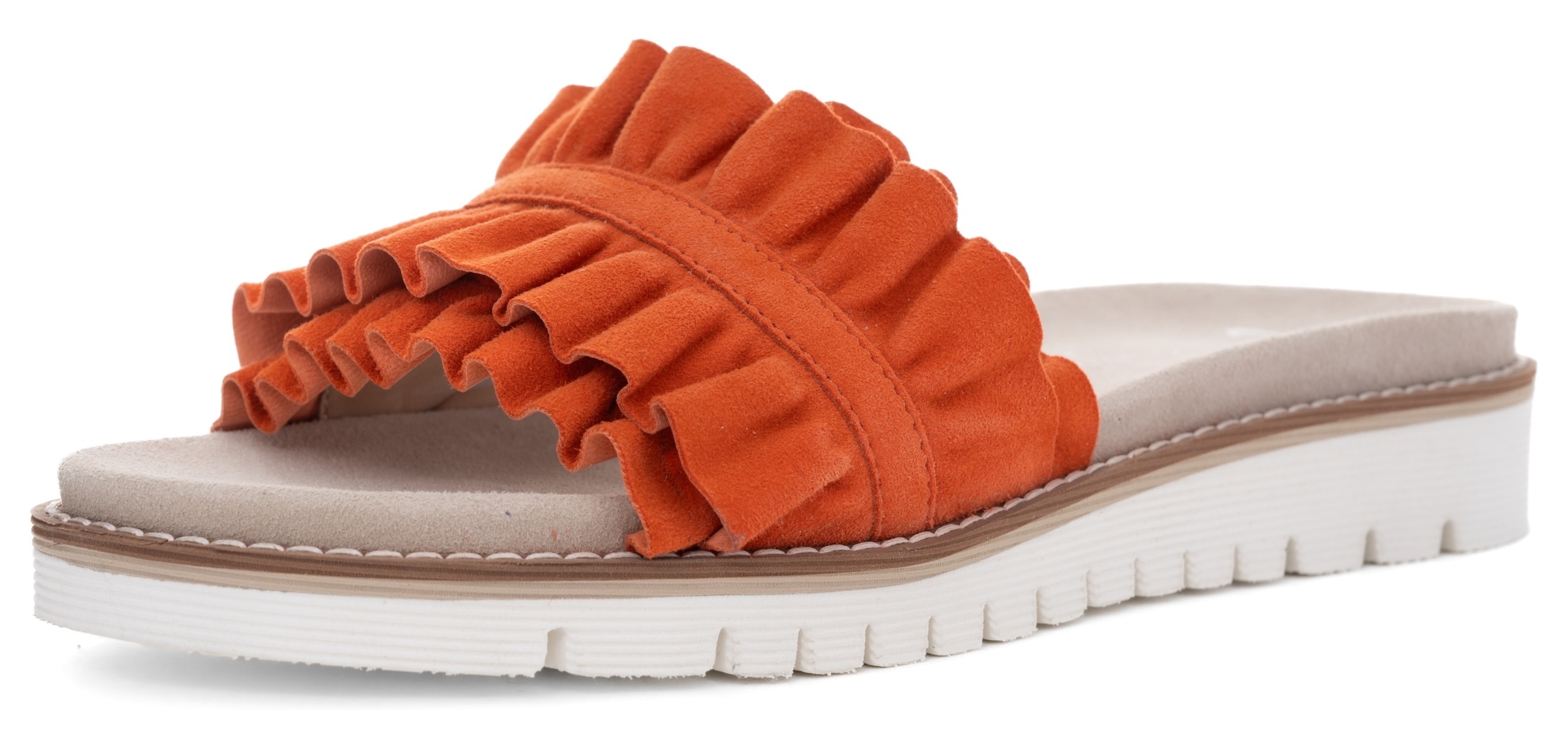 Ara Pantolette »KENT«, Slides, Flats, Sandale mit geraffter Bandage