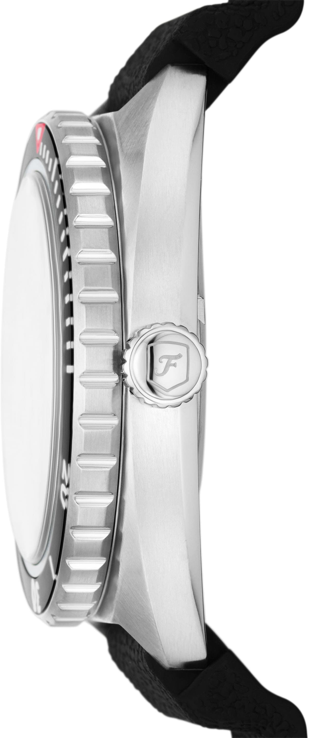 Fossil Quarzuhr »BREAKER«, Armbanduhr, Herrenuhr, Damenuhr, Datum, Silikonarmband