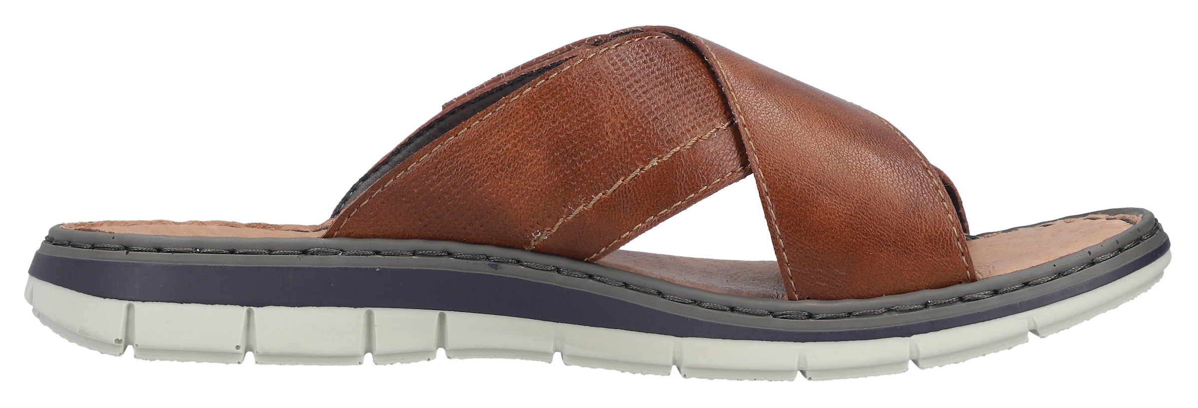 Rieker Pantolette  Sommerschuh, Strandschuh, Urlaubsschuh mit weicher Innensohle