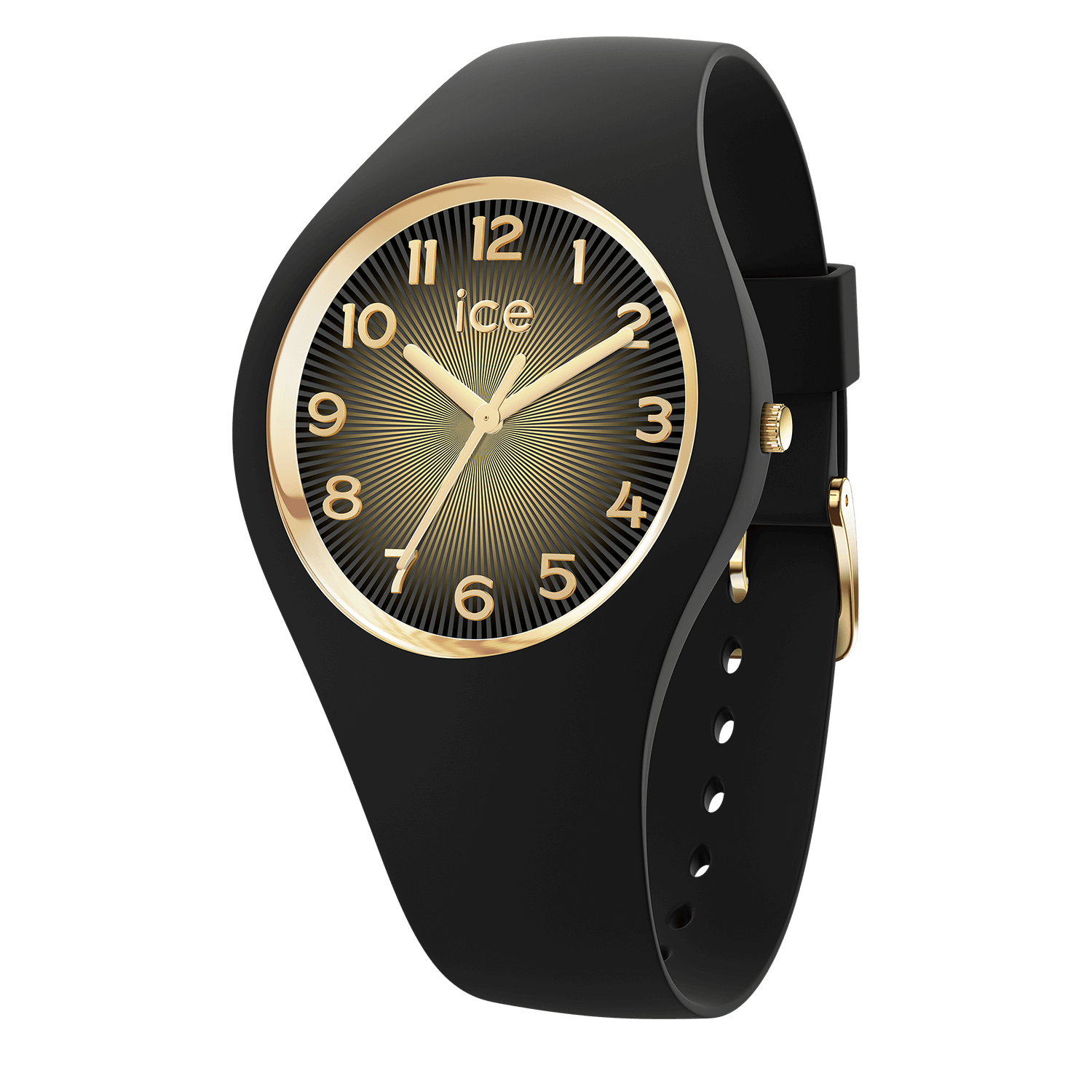 ice-watch Quarzuhr »ICE champagne« Armbanduhr, Damenuhr, Silikonarmband, analog