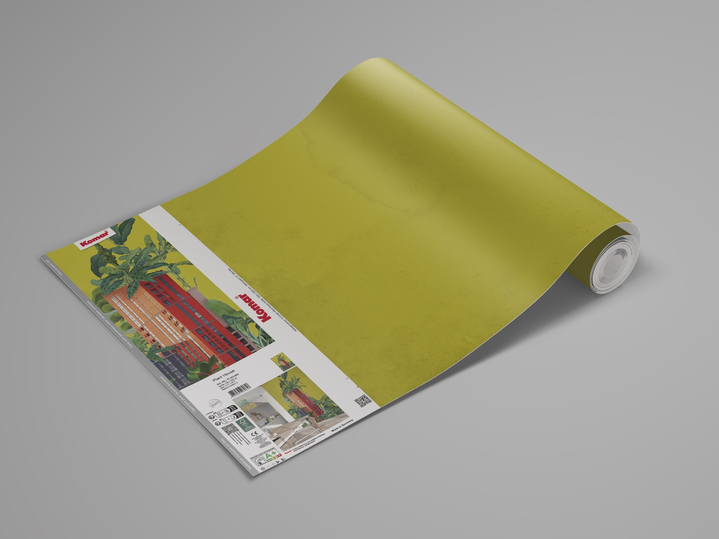 Komar Fototapete »Komar Vlies Fototapete - Plant House - Größe 150 x 250 cm«, bedruckt