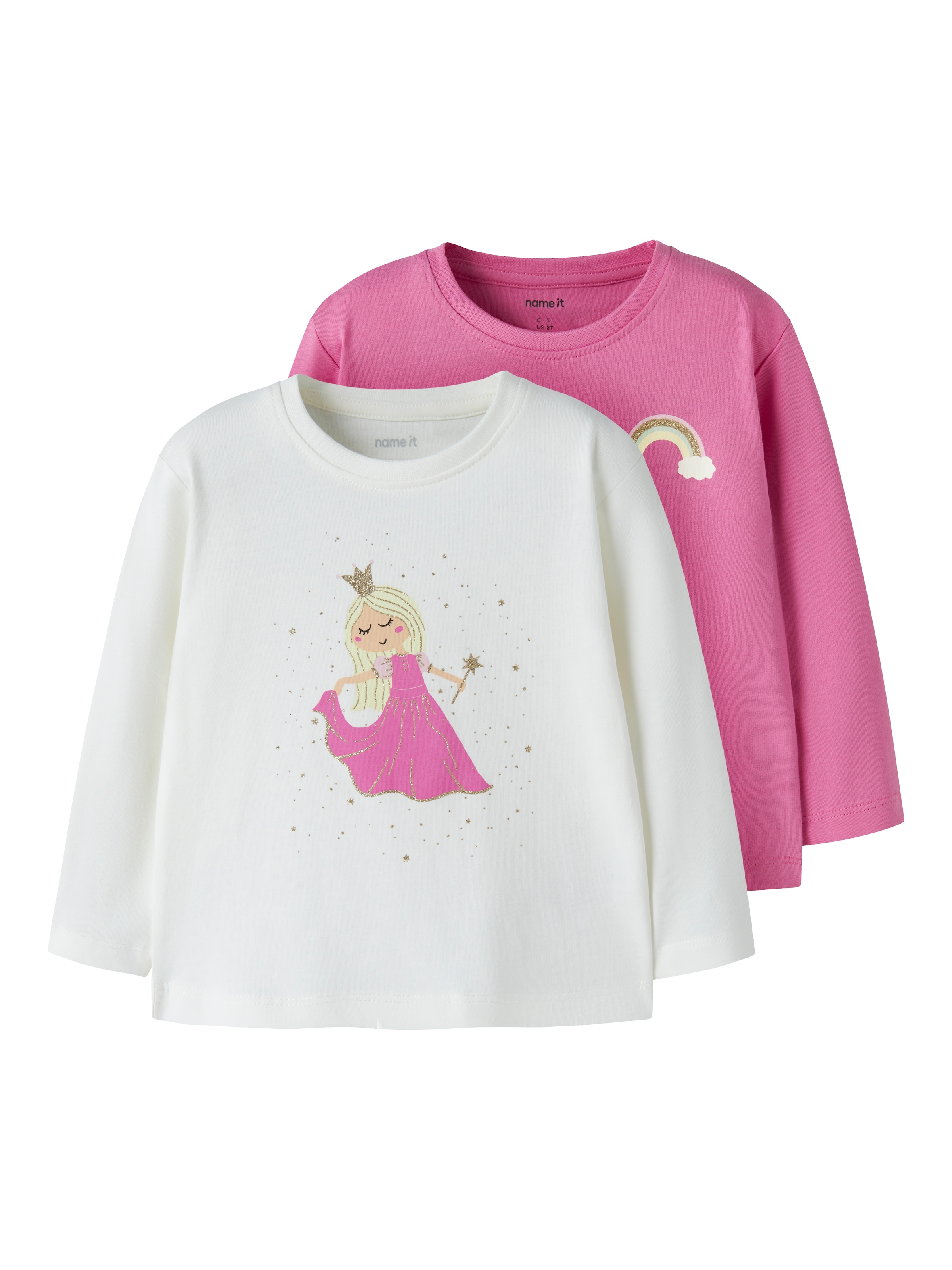 Name It Langarmshirt »NMFVEEN 2P LS NREG TOP« Packung, 2