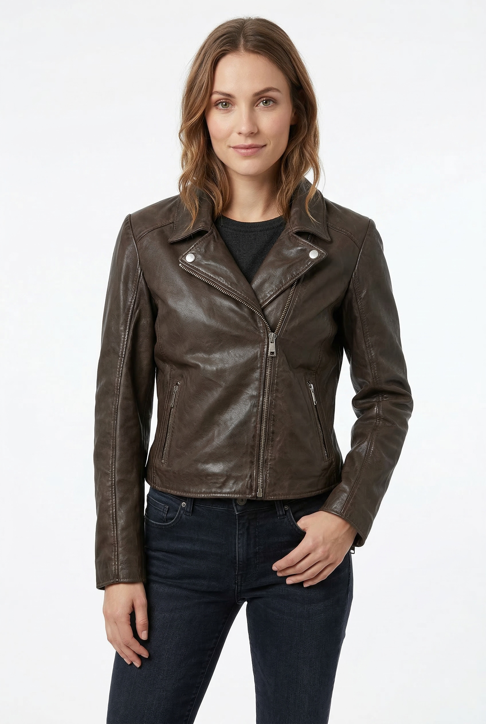 Mauritius Lederjacke »MWKalea« mit Reverskragen