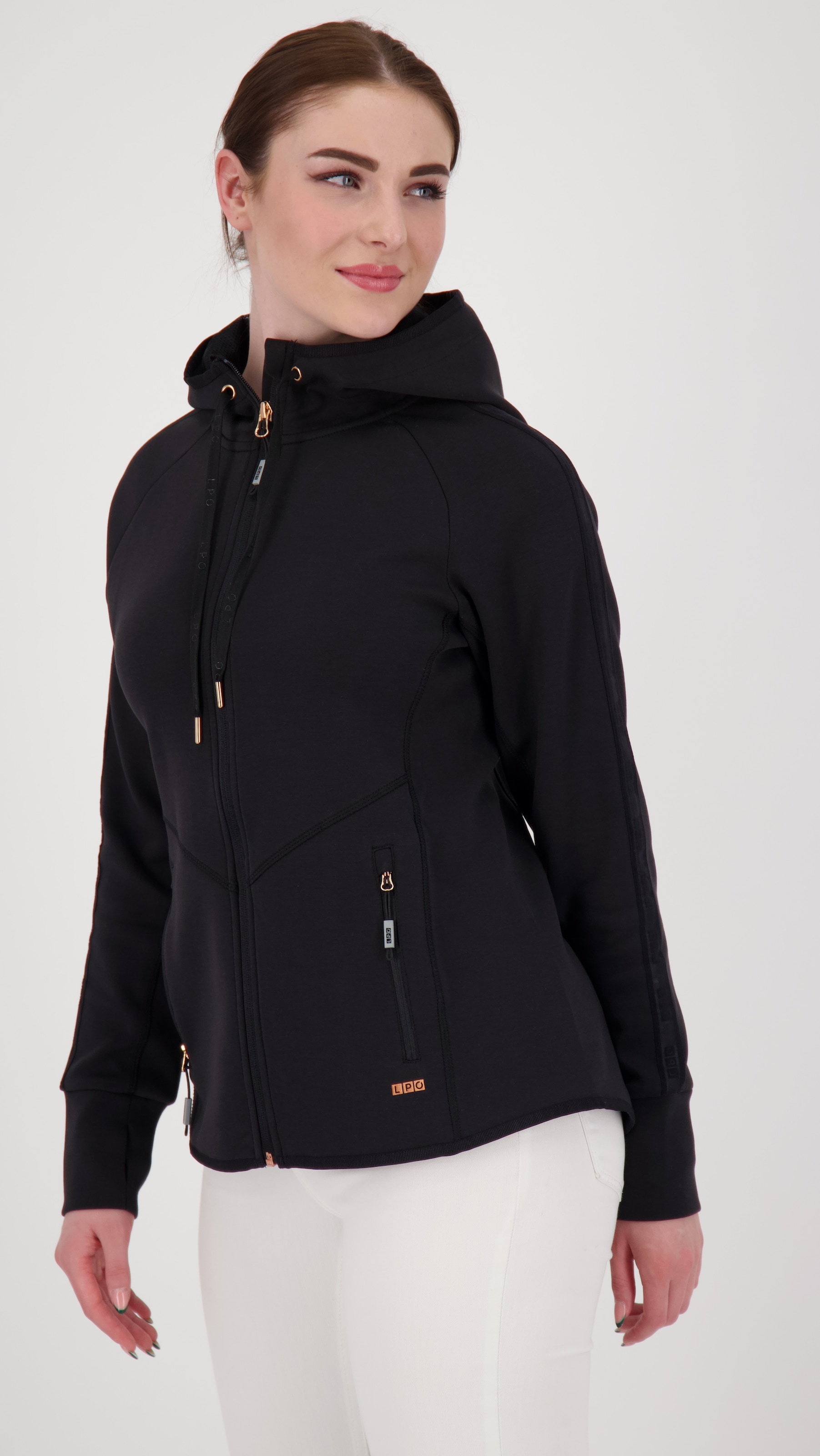 LPO Fleecejacke »COREWOOD II WOMEN«, weiche Fleecejacke in traditioneller Optik