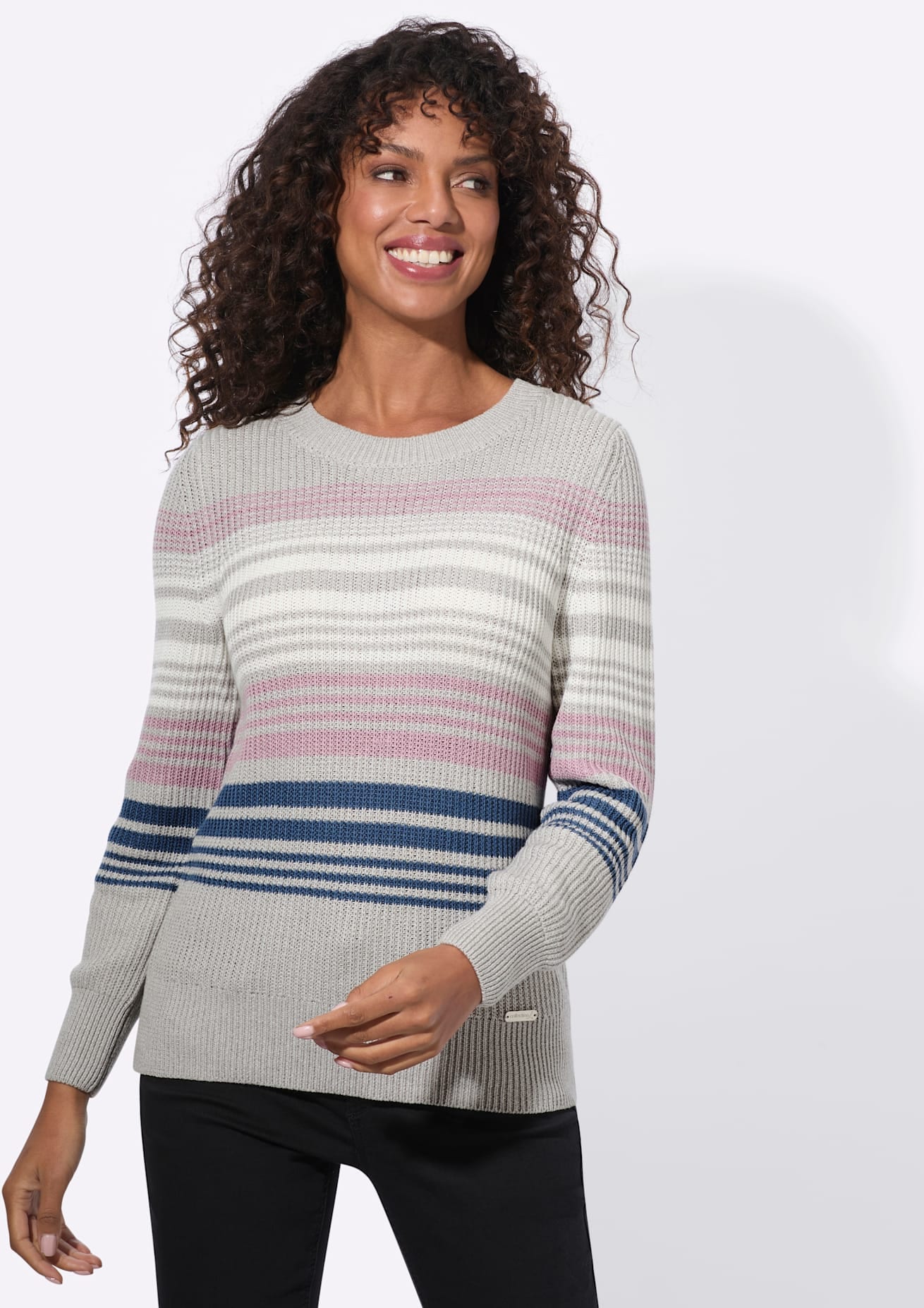 Casual Looks Rundhalspullover »Pullover«