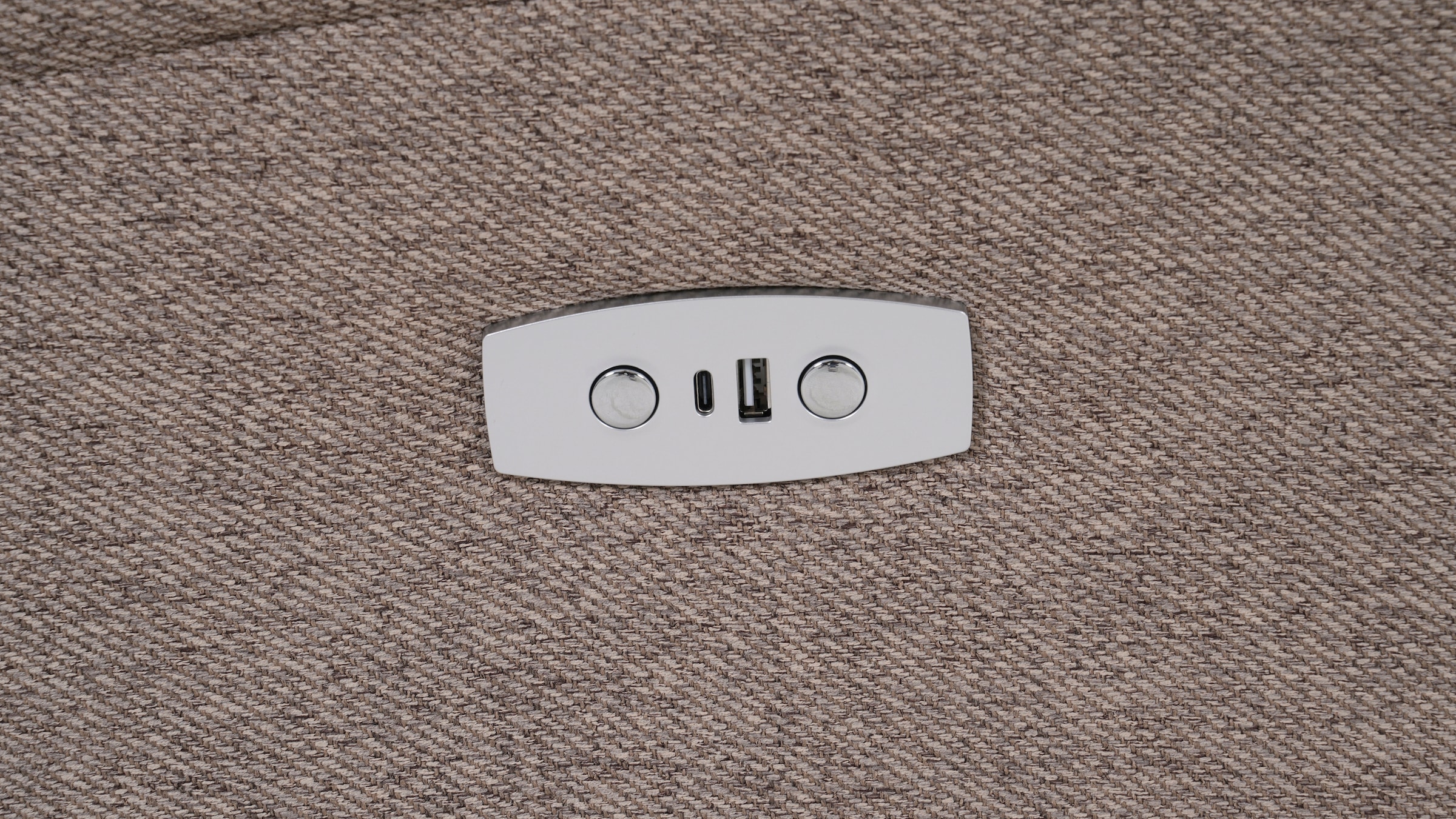 Home affaire 2-Sitzer »FINNARA,2-Sitzer,elelektrische Relaxfunktion in 2 Sitzen, USB A/C« Liegefunktion 105°-135°, Federkern,