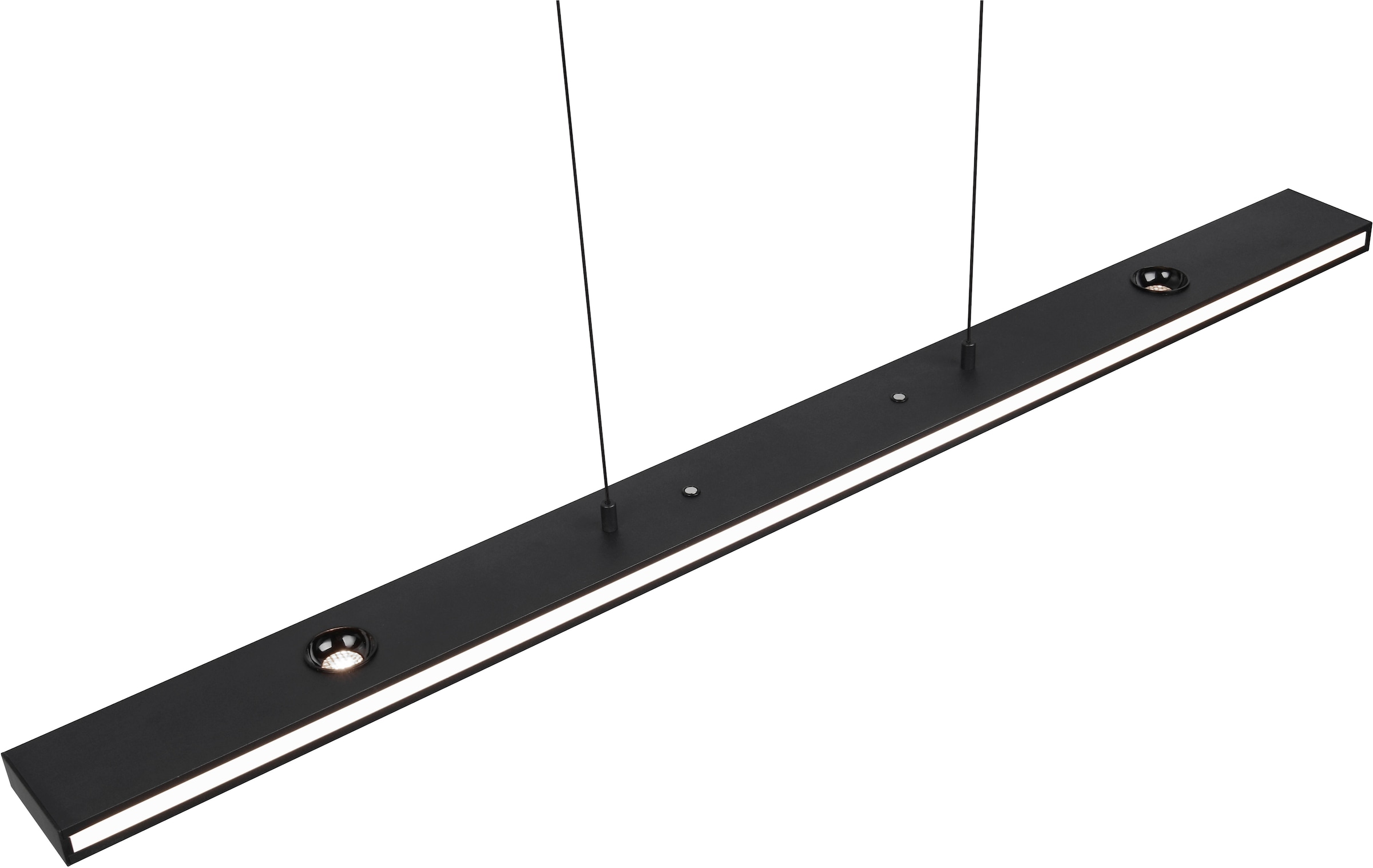 TRIO Leuchten LED Pendelleuchte »GRAHAM, Hängeleuchte höhenverstellbar, dimmbar, Memoryfunktion« LED-Board 1 Stk. Farbwechsler | warmweiß - kaltweiß up-and-down Licht Lichtfarbe einstellbar warm- bis kaltweiß 2300-4000K