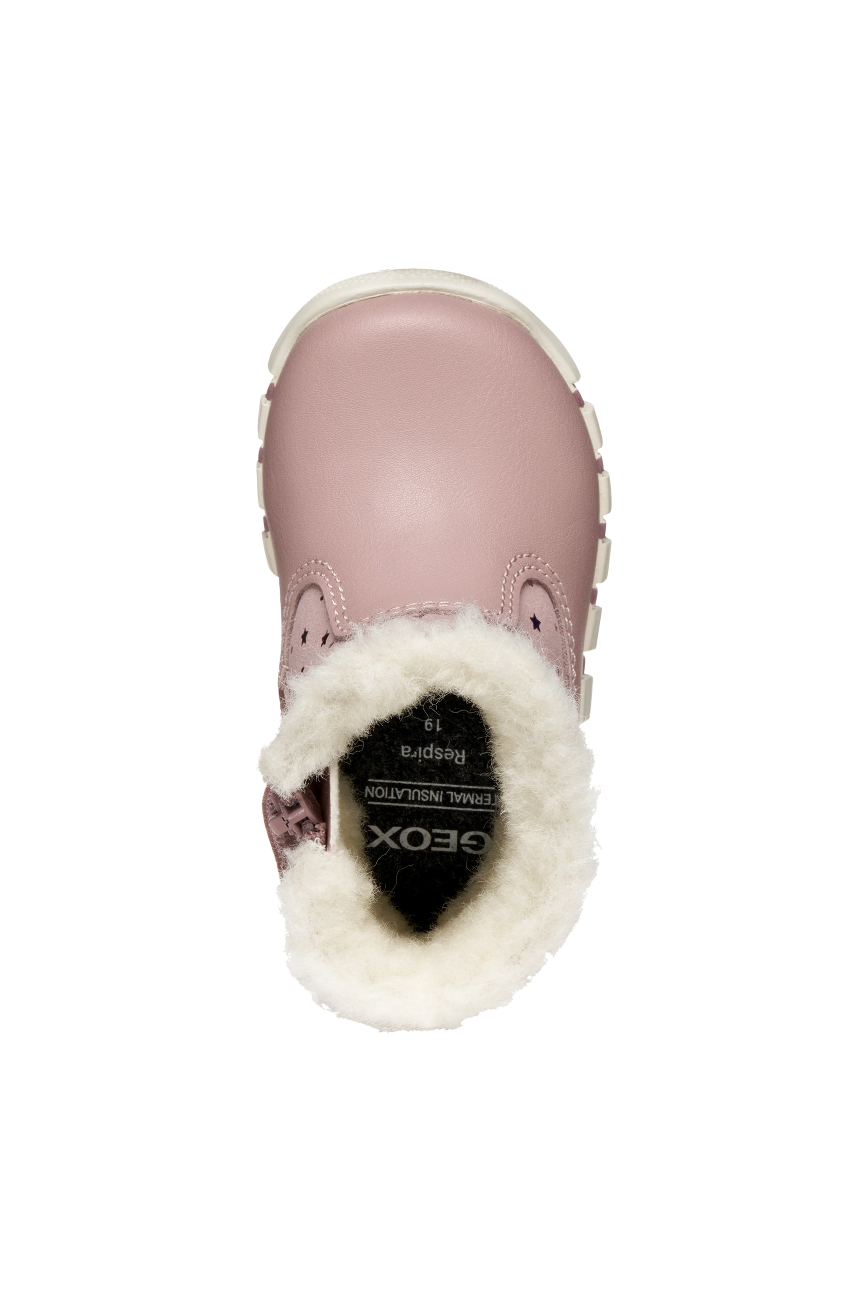 Geox Lauflernschuh »B IUPIDOO GIRL«  Winterstiefel, Stiefelette, Warmfutter, Größenschablone zum Download