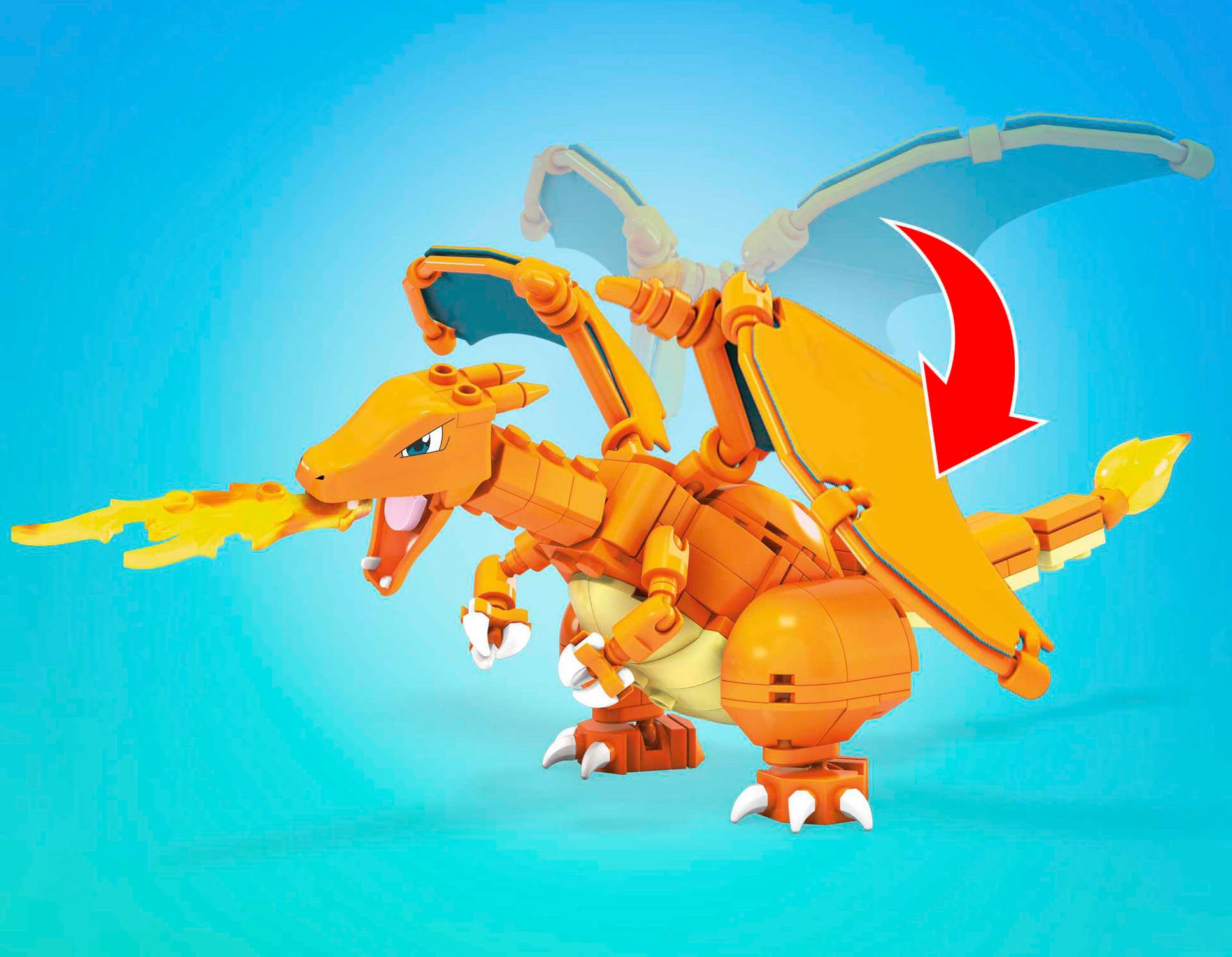 MEGA Spielfigur »Pokémon Charmander Evolution Set«, zum Zusammenbauen