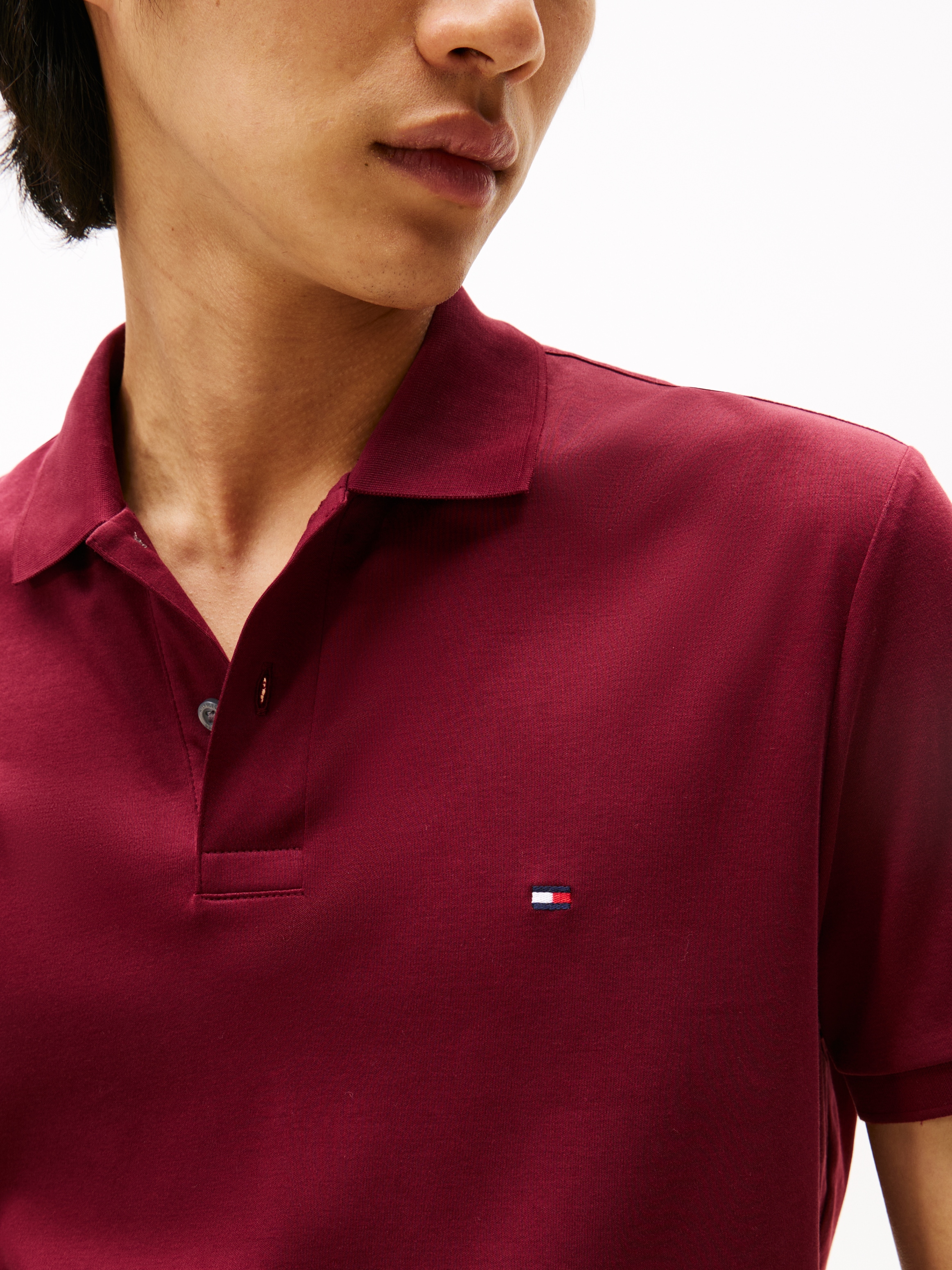 Tommy Hilfiger Poloshirt »LIQUID COTTON REGULAR SEASONAL« mit Logostickerei