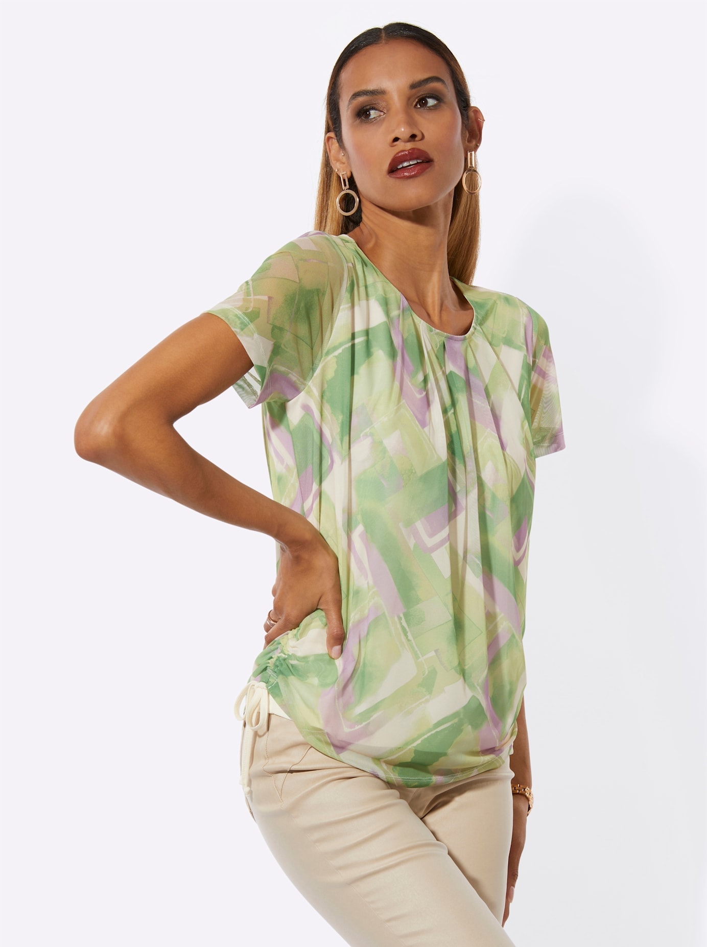 creation L Rundhalsshirt »Shirt« 1 tlg.