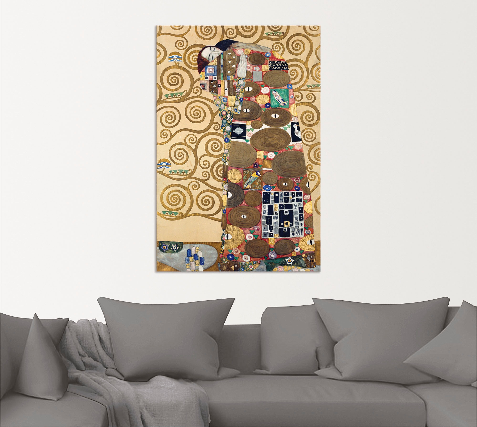 Artland Wandbild »Erfüllung Werkvorlage zum Stocletfries.«, Paar, (1 St.), als Alubild, Leinwandbild, Wandaufkleber oder Poster in versch. Größen