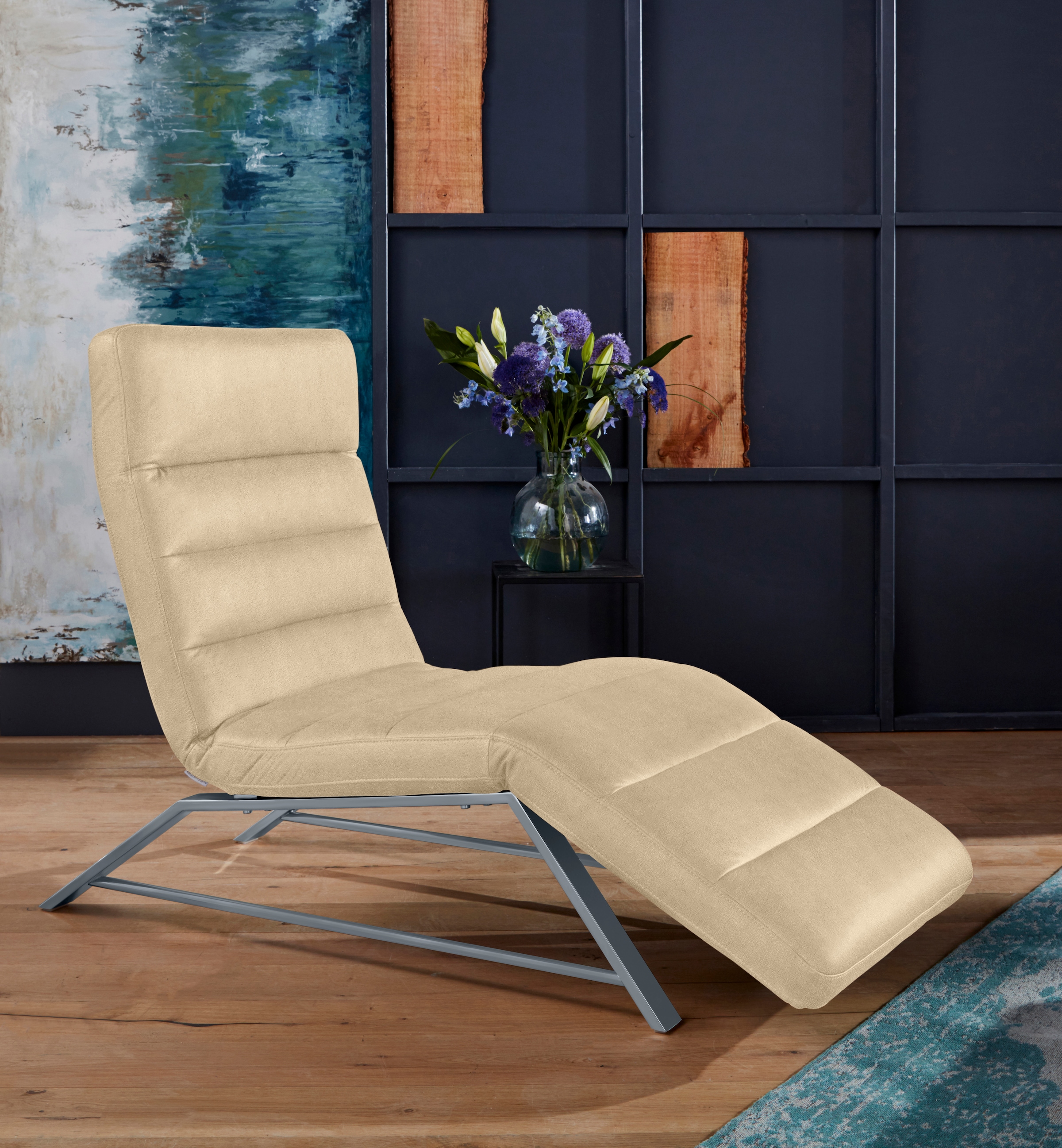 W.SCHILLIG Relaxliege »daily dreams« Funktionsliege wahlweise mit Motor, Gestell matt, Breite 75 cm
