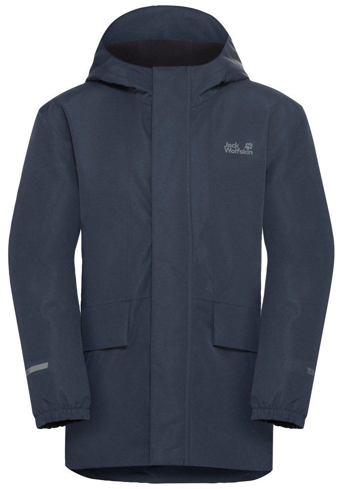 Jack Wolfskin Outdoorjacke »CANVEY JKT KIDS« mit Kapuze