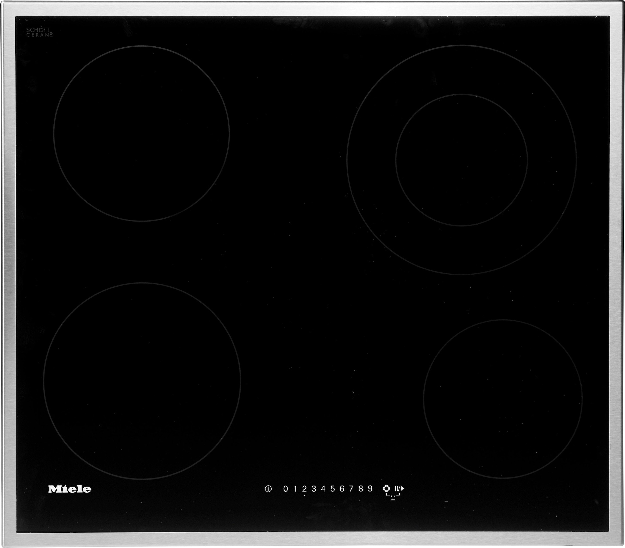 Miele Elektro-Kochfeld »KM 6520 FR« Sicher – dreistufige Restwärmeanzeige für jede Kochzone