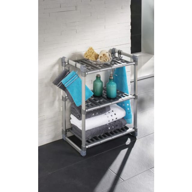 Ruco Standregal, Aluminium/Kunststoff, mit 3 höhenverstellbaren Böden OTTO  Online Shop