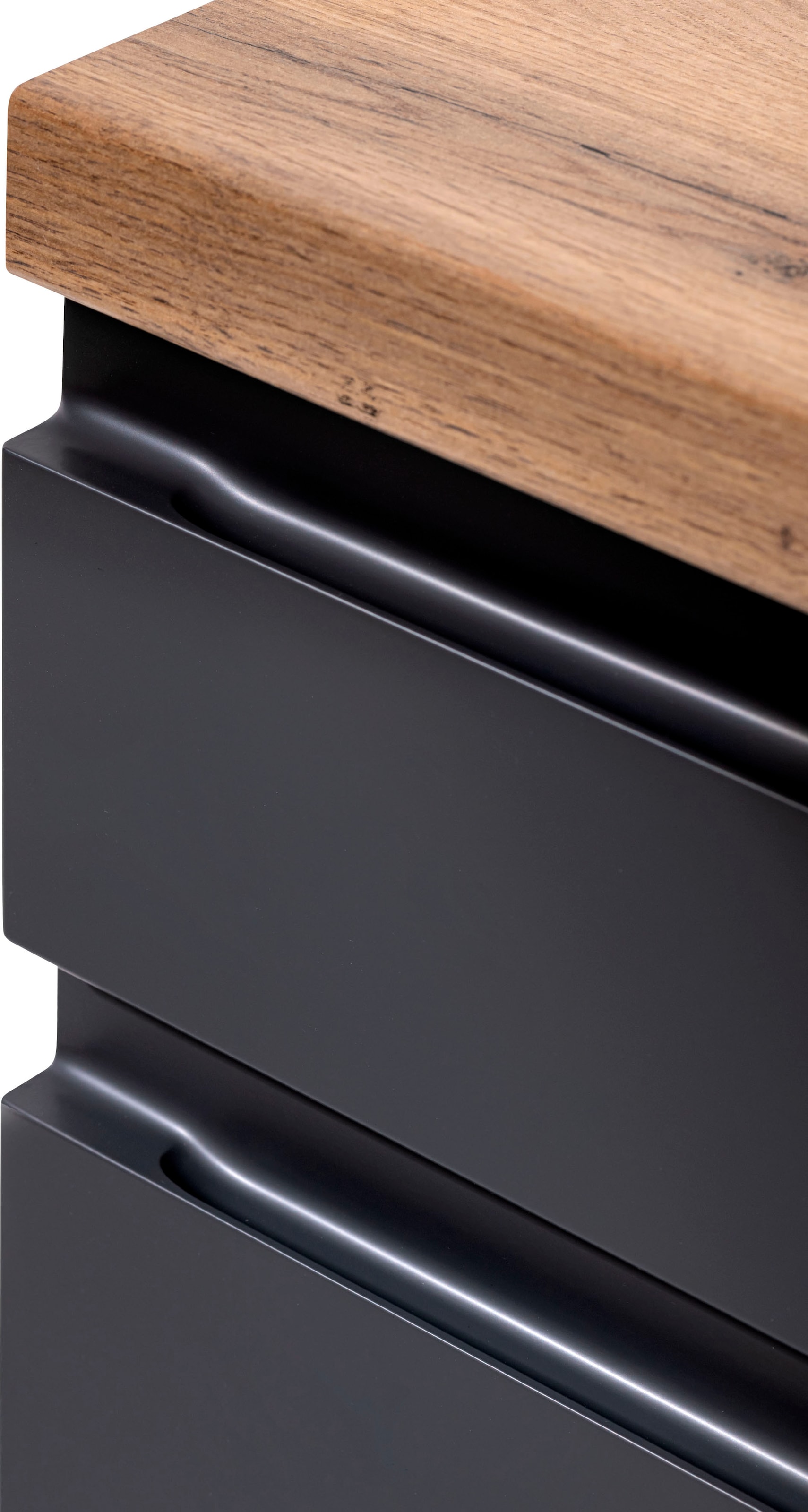 KOCHSTATION Unterschrank »KS-Bruneck« >>Bruneck<< 120 cm breit, für viel Stauraum, hochwertige MDF-Fronten