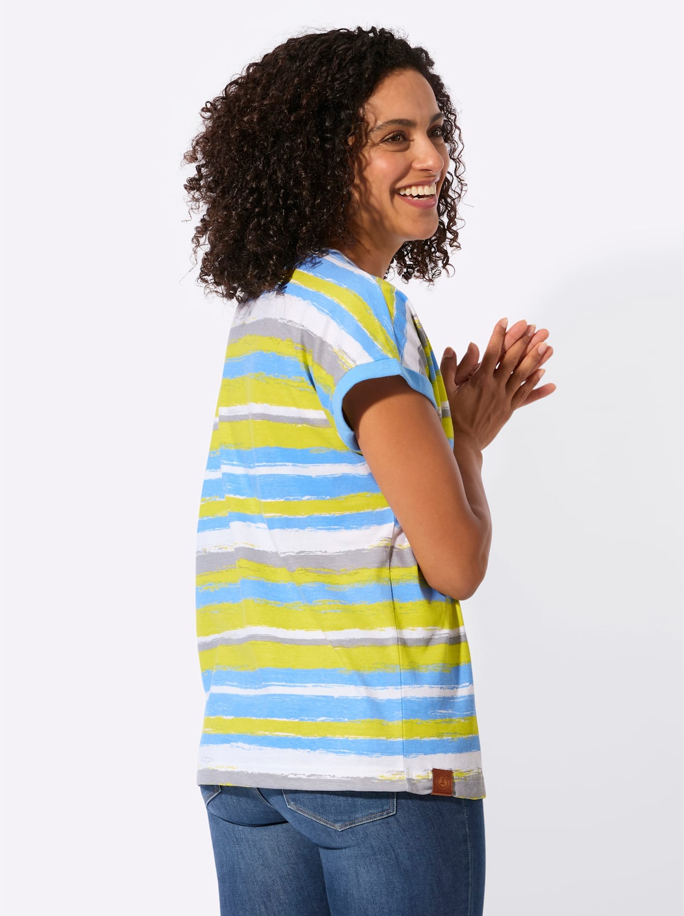 Casual Looks Kurzarmshirt »Ringelshirt« 1 tlg.