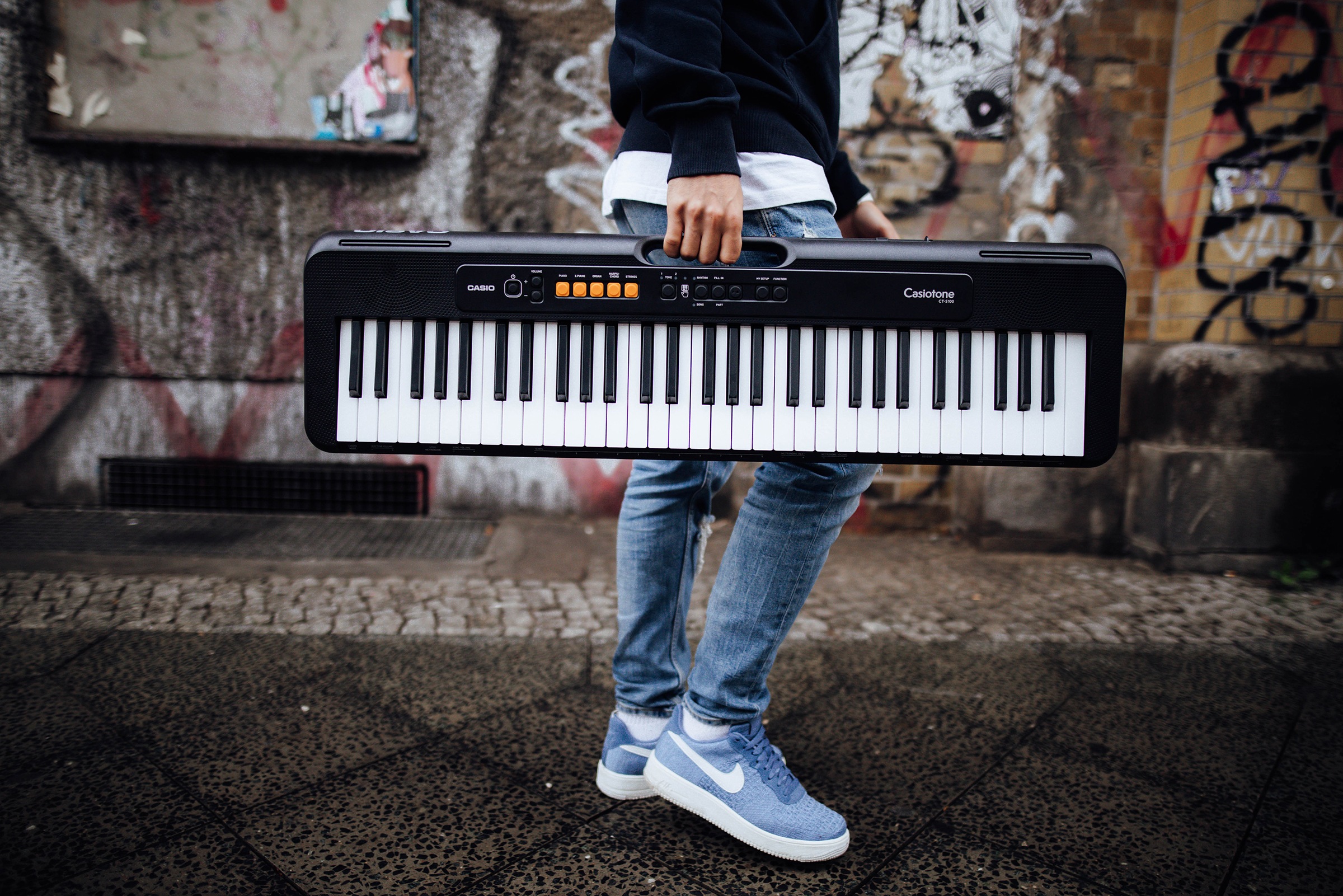 CASIO Home-Keyboard »CT-S100AD«, inkl. Netzadapter