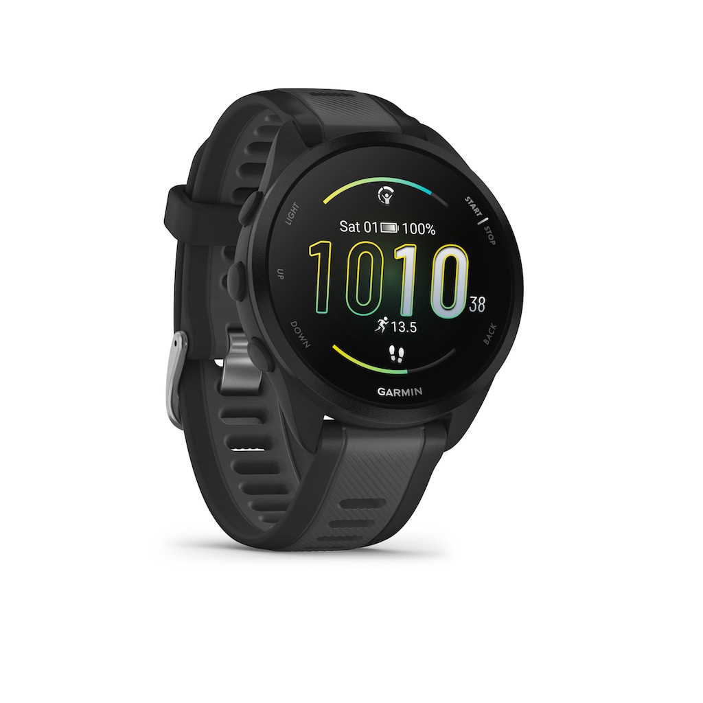 Garmin Smartwatch »Forerunner 165«, (smarte Laufuhr, Garmin Coach, Tracknavigation, Wettkampfkalender)