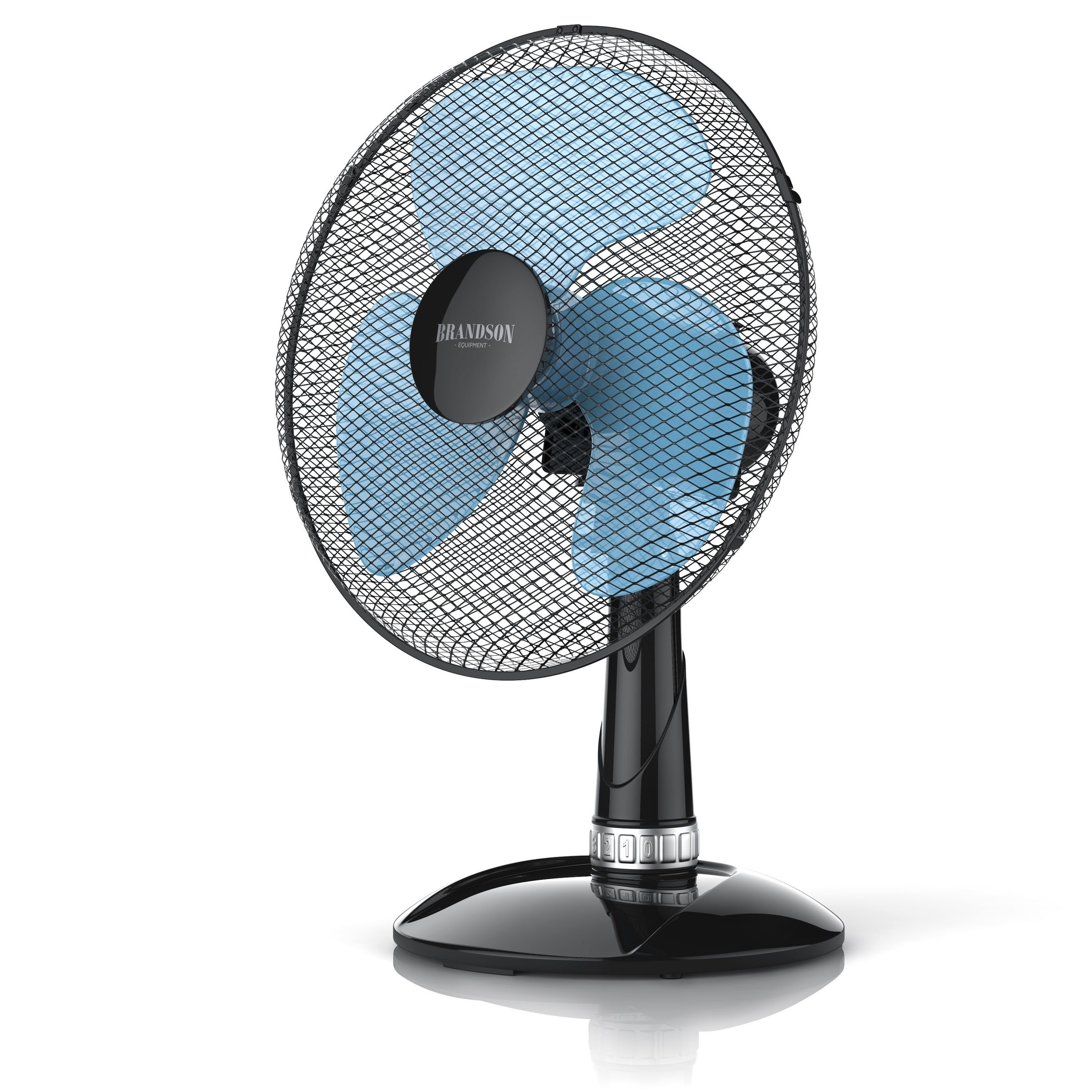 Brandson Tischventilator Silent mit 3 Leistungsstufen
