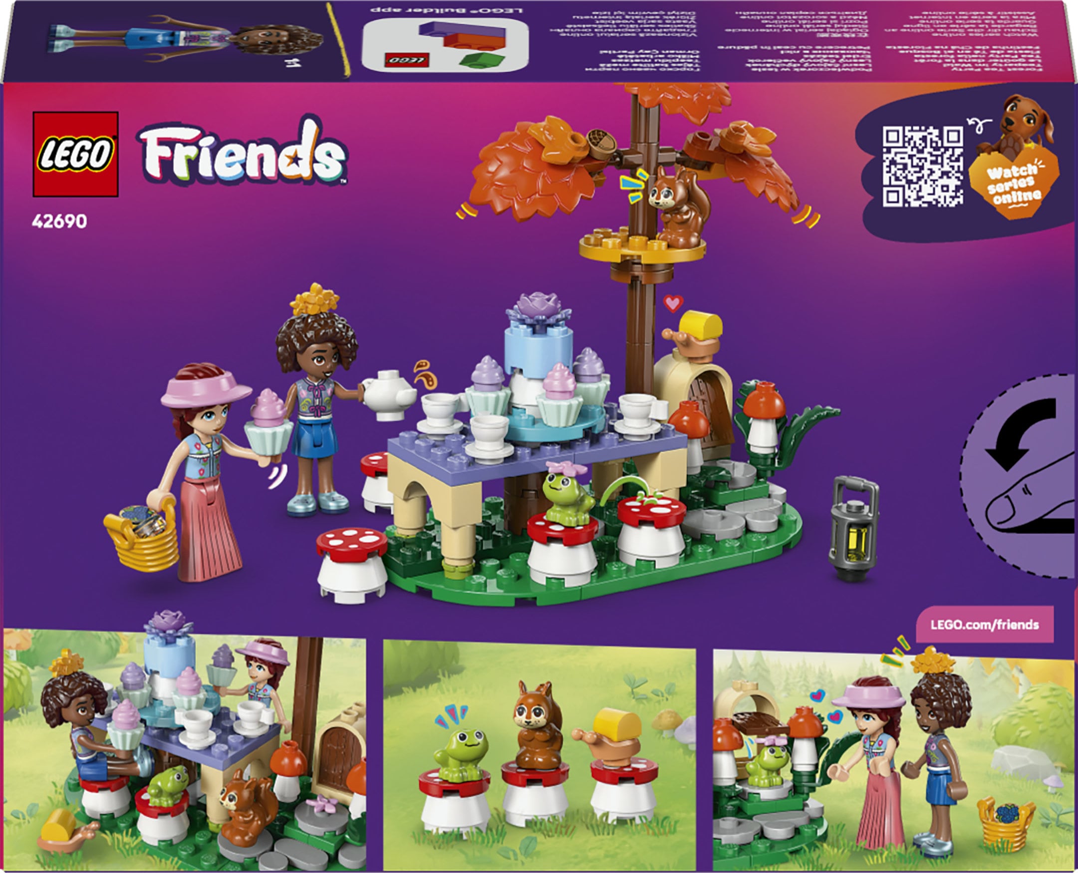 LEGO® Konstruktionsspielsteine »Teeparty im Wald (42690), LEGO Friends« Made in Europe
