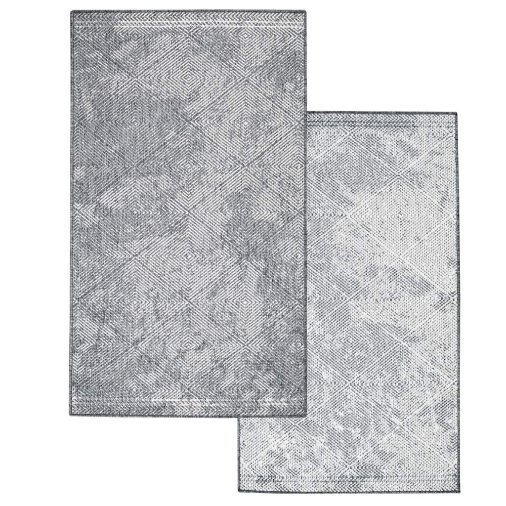 Carpet City Outdoorteppich »DUO RUG 5845« rechteckig 5 mm Höhe Wendeteppich Wetterfest In- & Outdoor, Balkon, Terrasse, Wohnzimmer
