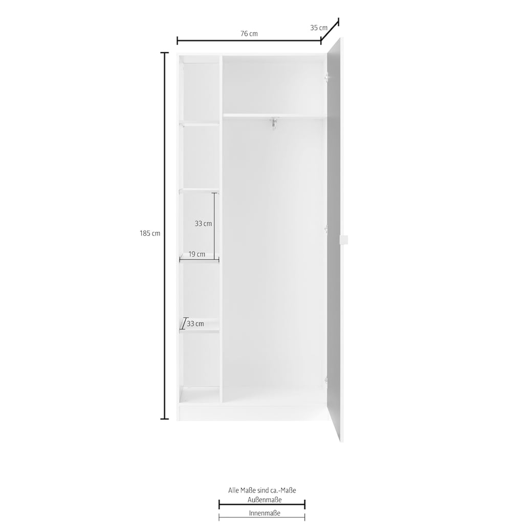 borchardt Möbel Garderobenschrank »Dolly«