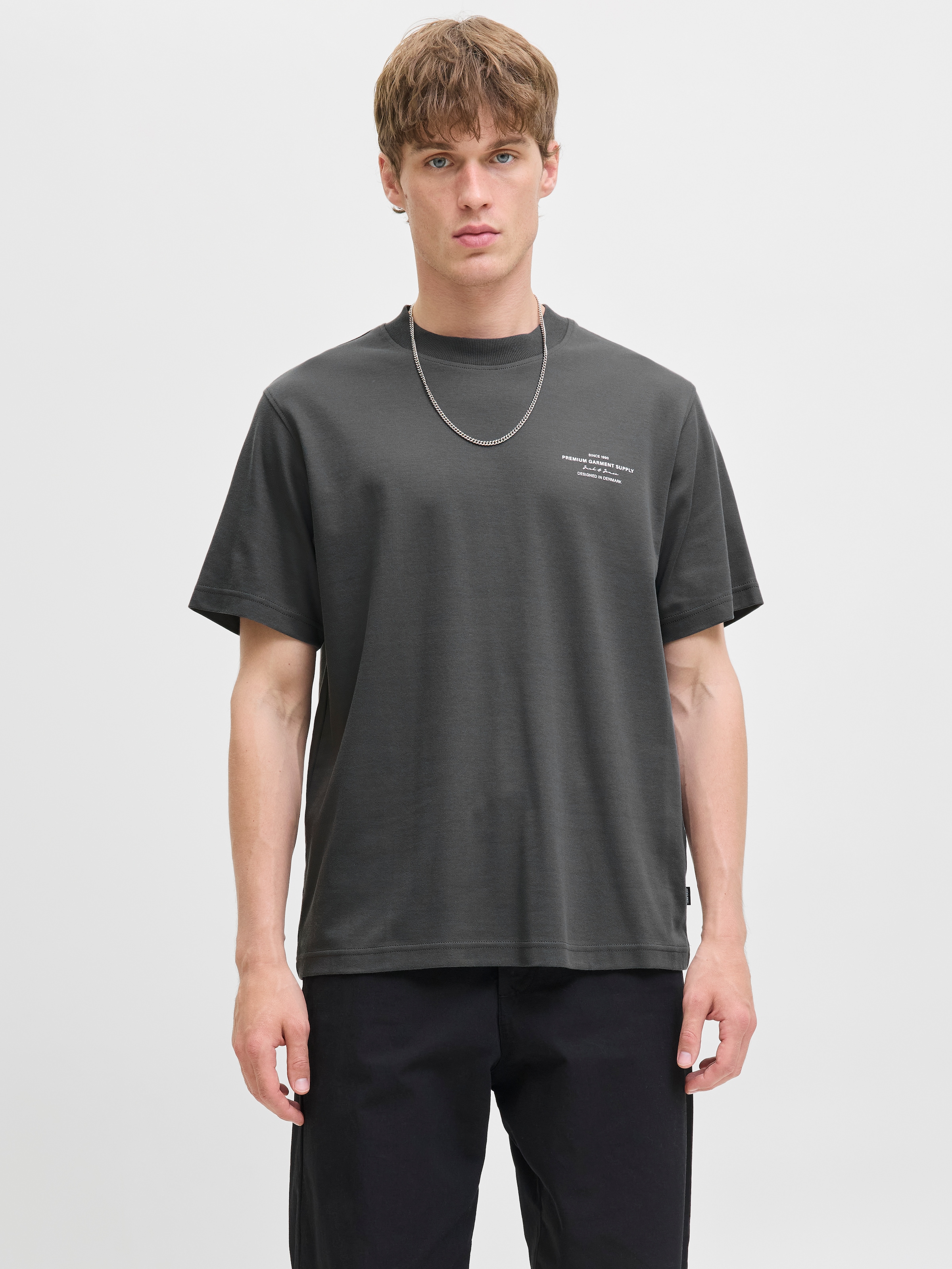 Jack & Jones Rundhalsshirt »JPRBLACHAD BRANDING SS CREW NECK TEE SN«