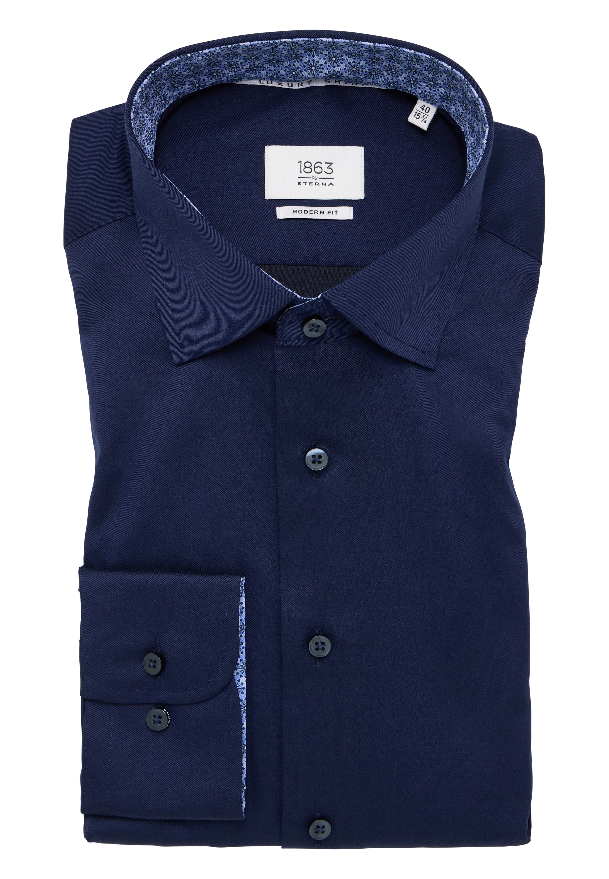 Eterna Langarmhemd »MODERN FIT« NON IRON (bügelfrei)