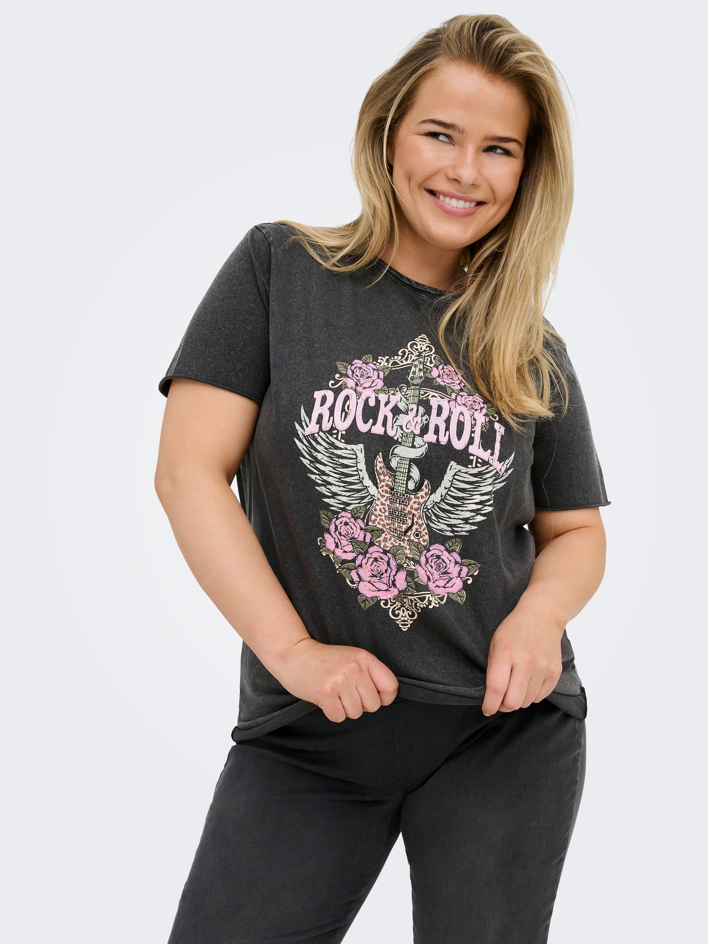 ONLY CARMAKOMA T-Shirt »CARLUCY LIFE REG S/S TOP JRS NOOS«